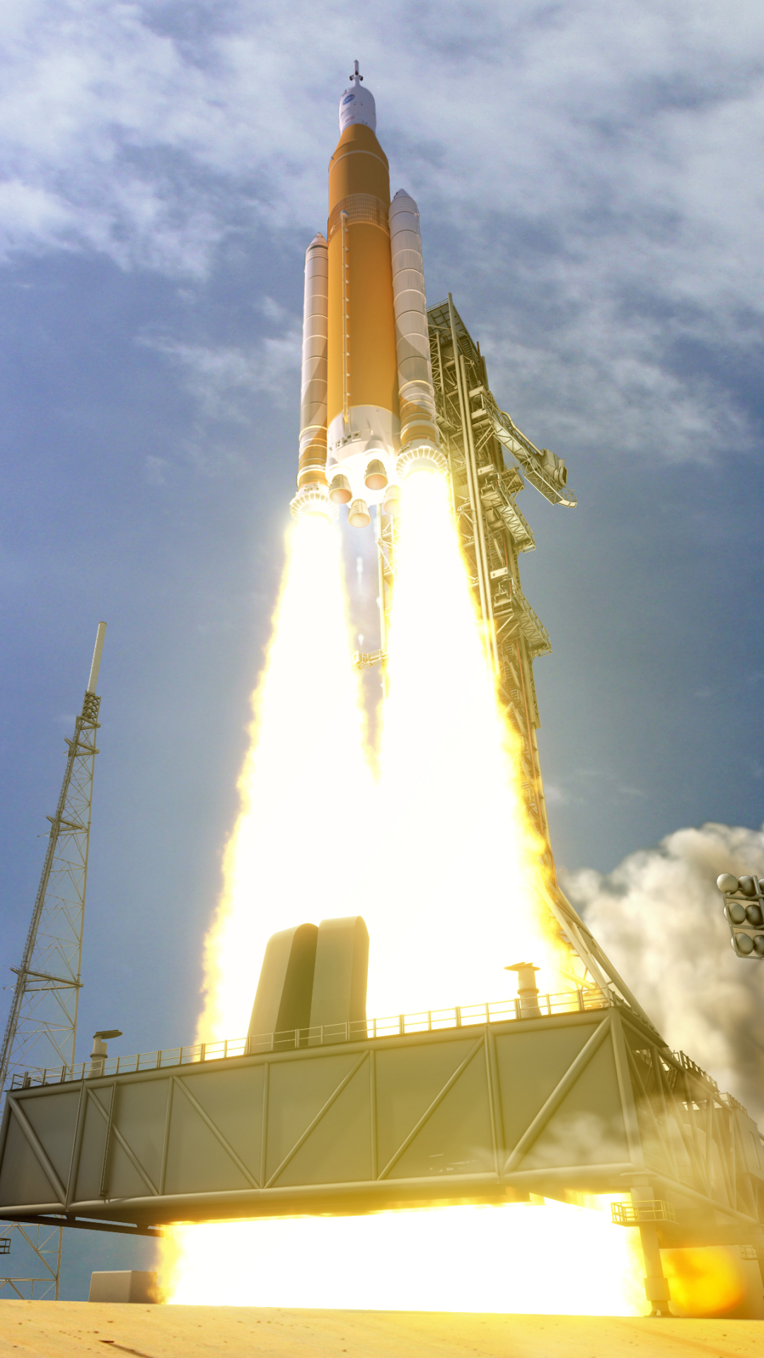 Moon Landing Rocket Ship All - 1080x1920 Wallpaper - teahub.io