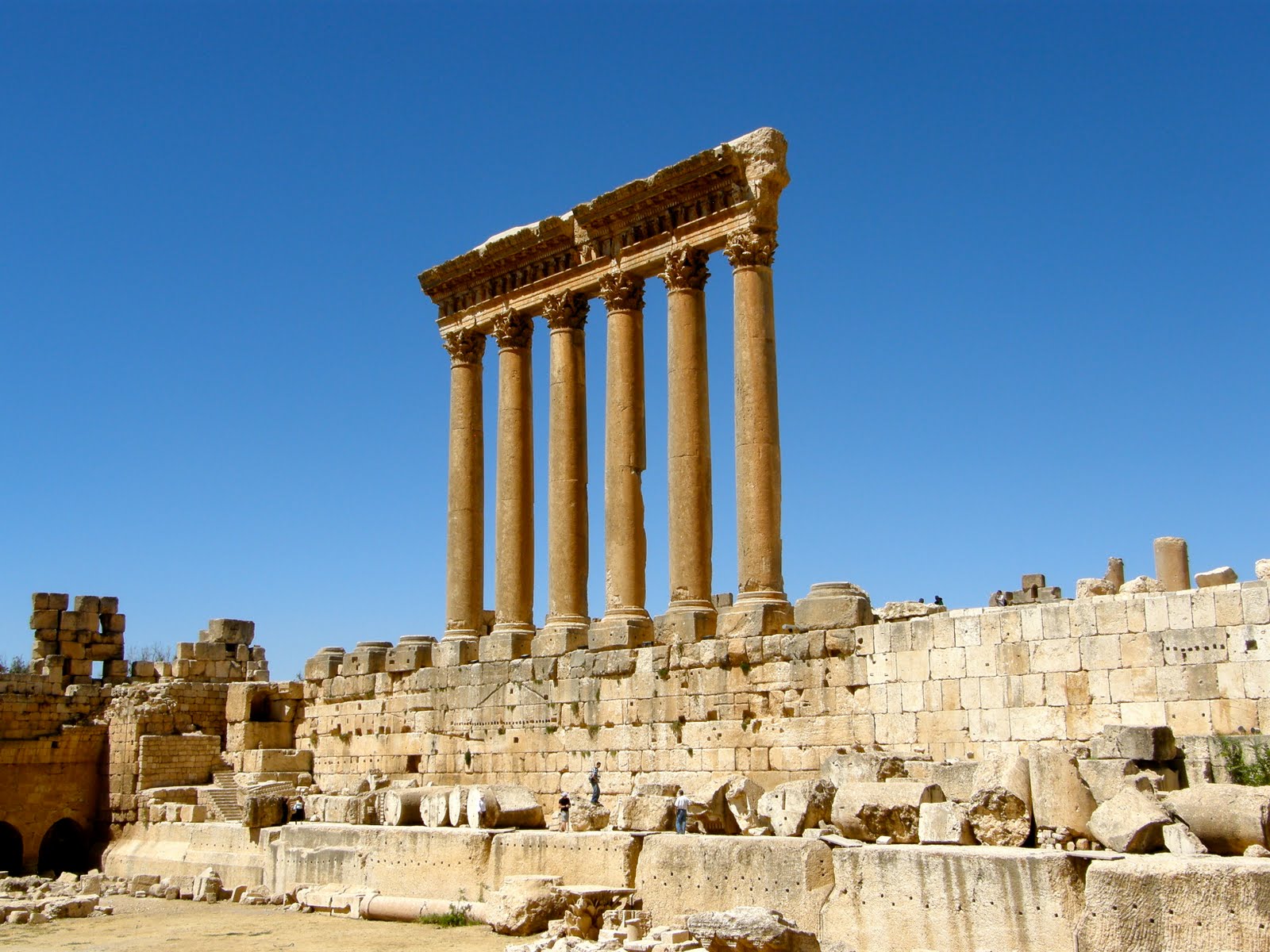 Temple Of Jupiter Beqaa Wallpaper Hd - Temple Of Jupiter - HD Wallpaper 