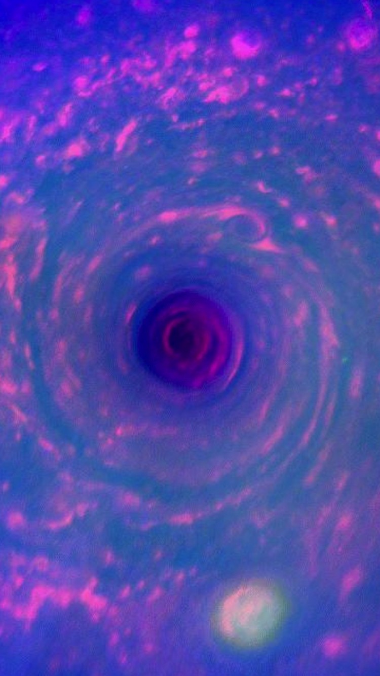 Saturn's Storm - HD Wallpaper 