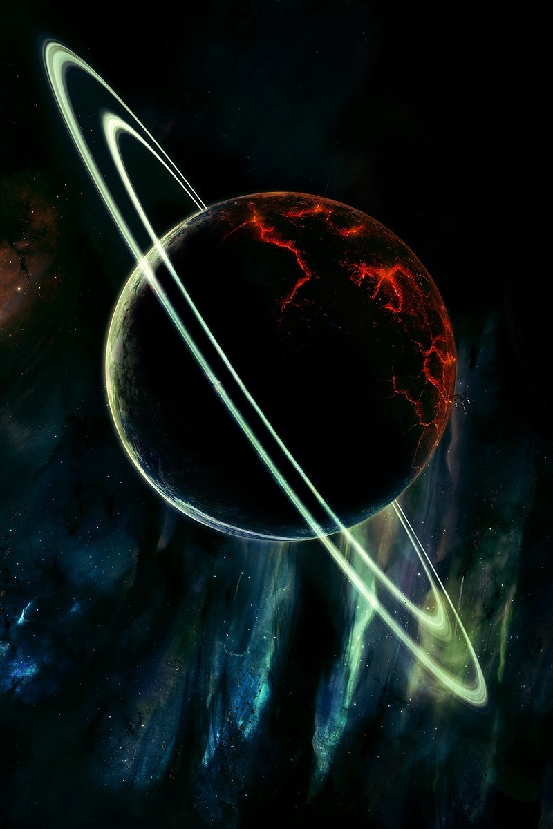 Wallpaper Saturn, Destruction, Planets, Stars - Planet Destruction Wallpaper Iphone - HD Wallpaper 