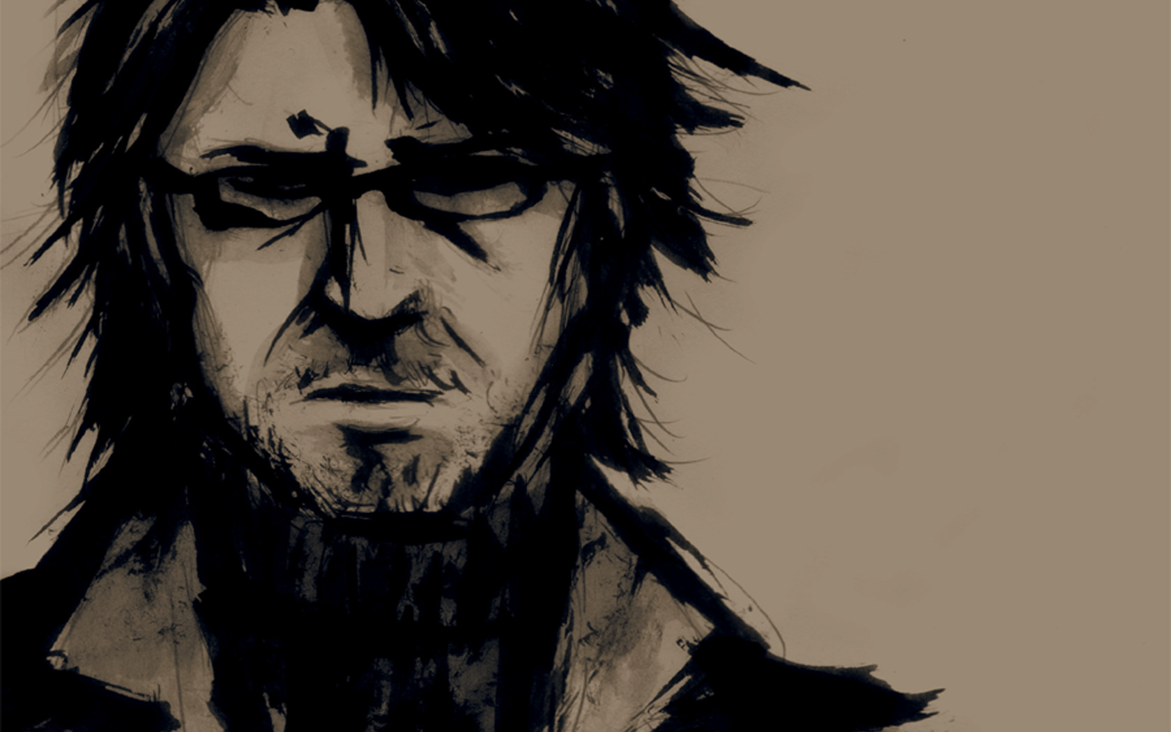 Otacon Metal Gear - HD Wallpaper 