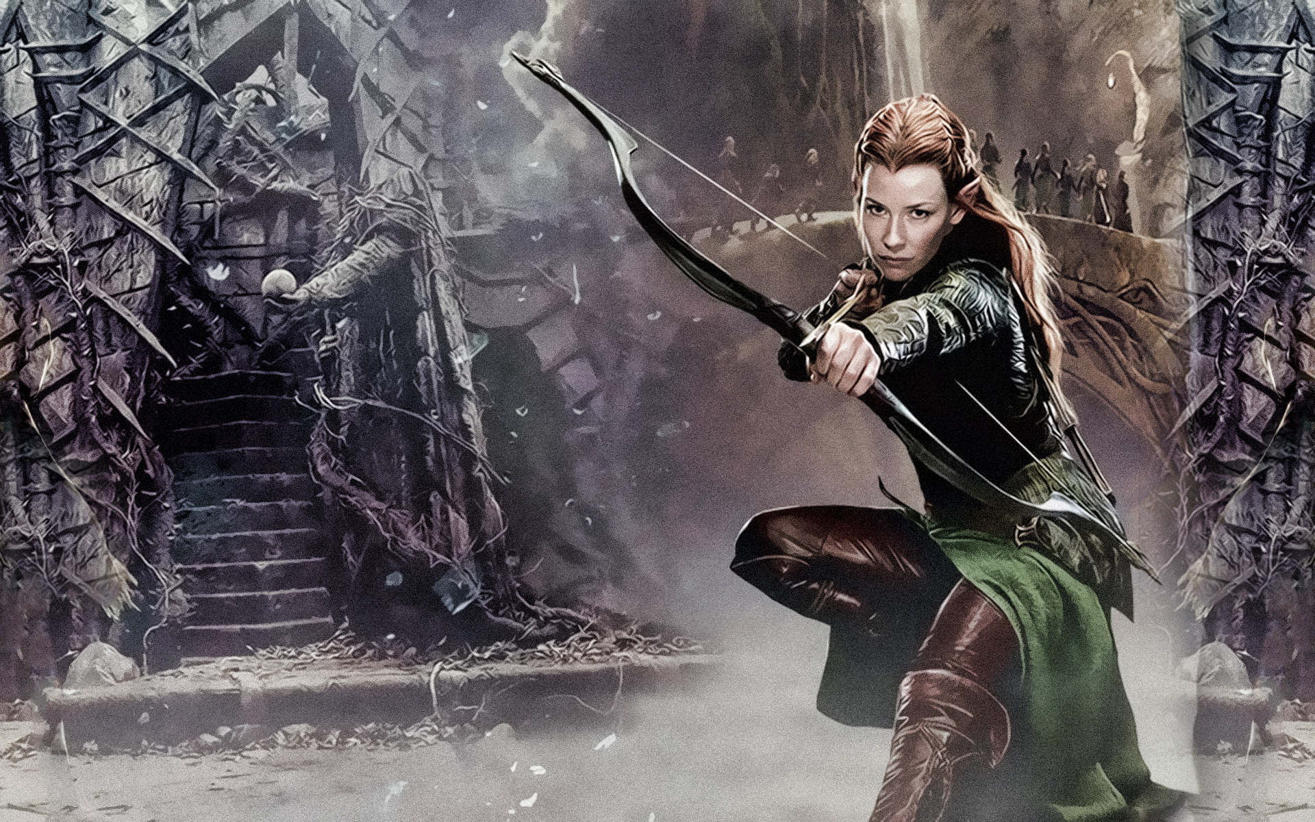 Hobbit Wallpaper Tauriel - HD Wallpaper 