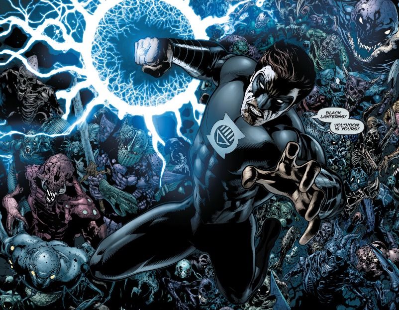 Black Night Green Lantern - HD Wallpaper 