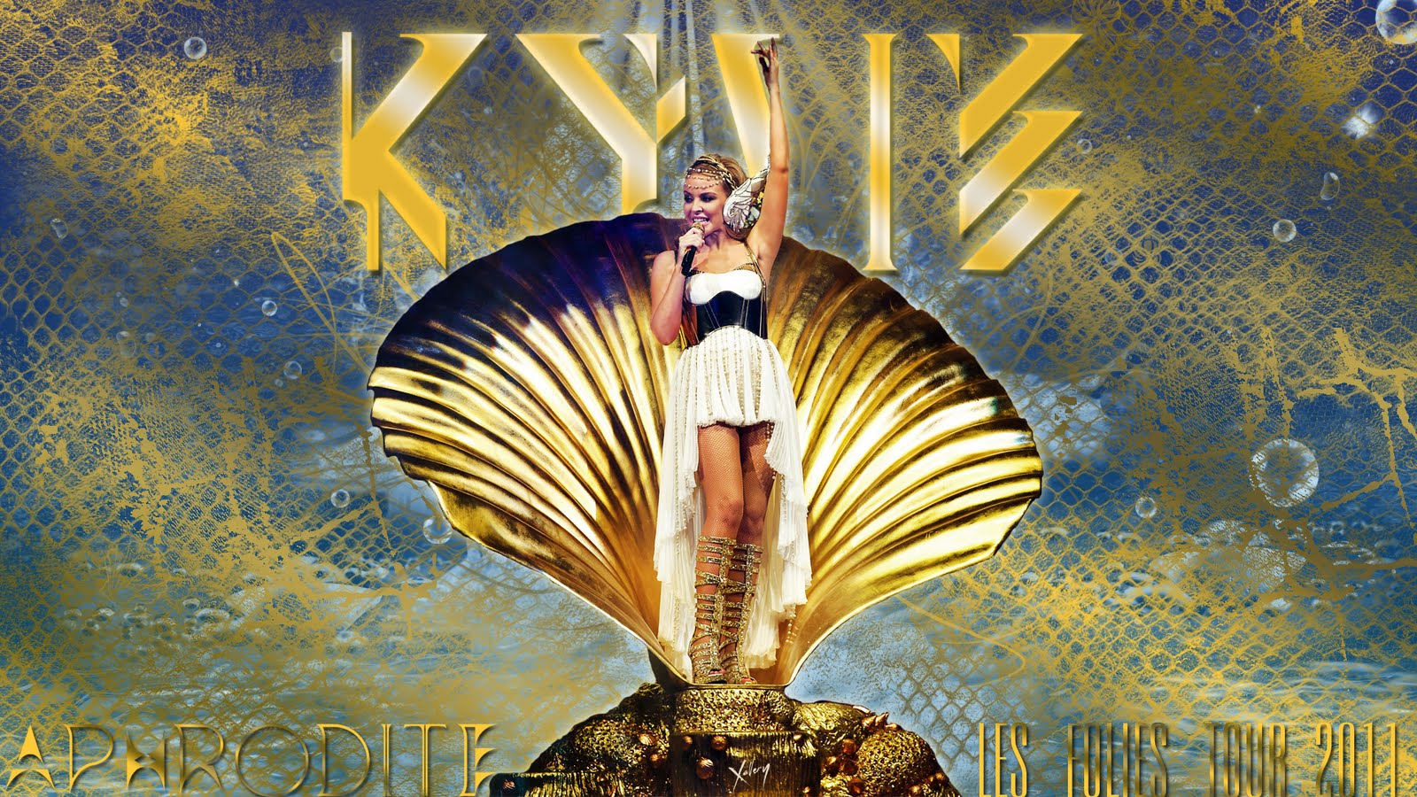 Aphrodite Les Folies Tour - HD Wallpaper 