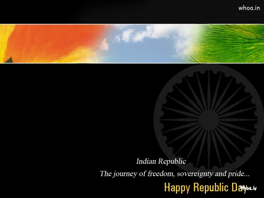 Indian Republic The Journey Of Freedom Hd Wallpaper - Happy Republic Day - HD Wallpaper 