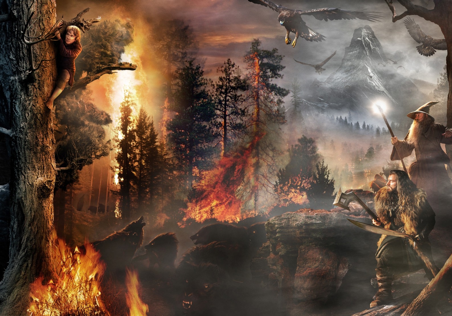 Hobbit: An Unexpected Journey (2012) - HD Wallpaper 