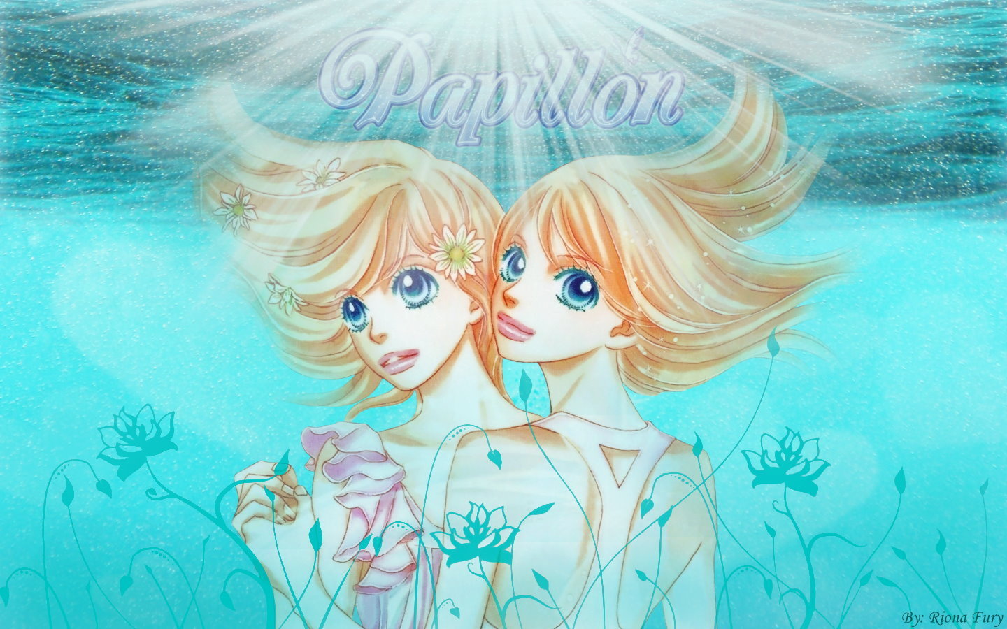 Papillon Sisters - Cartoon - HD Wallpaper 