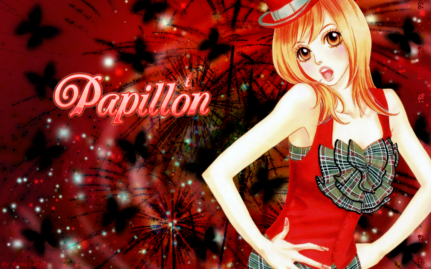 Papillon Fireworks - Manga - HD Wallpaper 