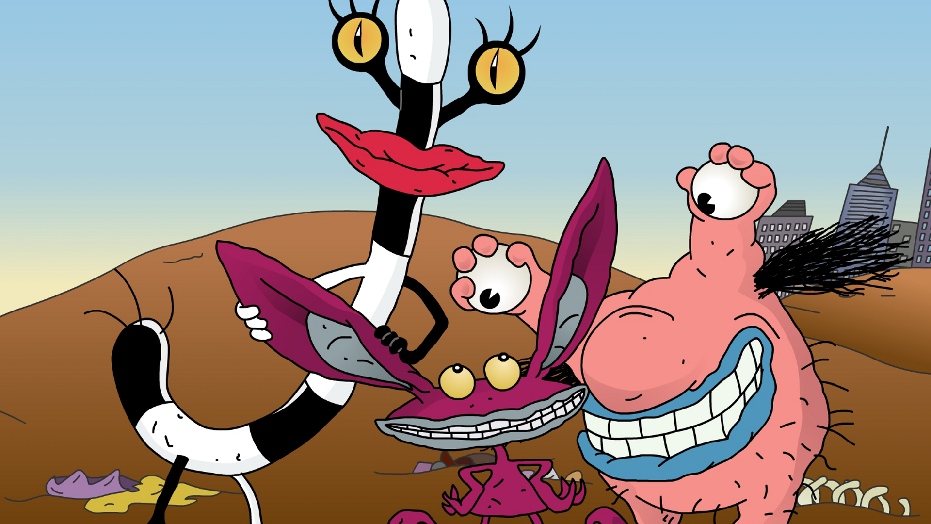 90s Cartoons Real Monsters - HD Wallpaper 