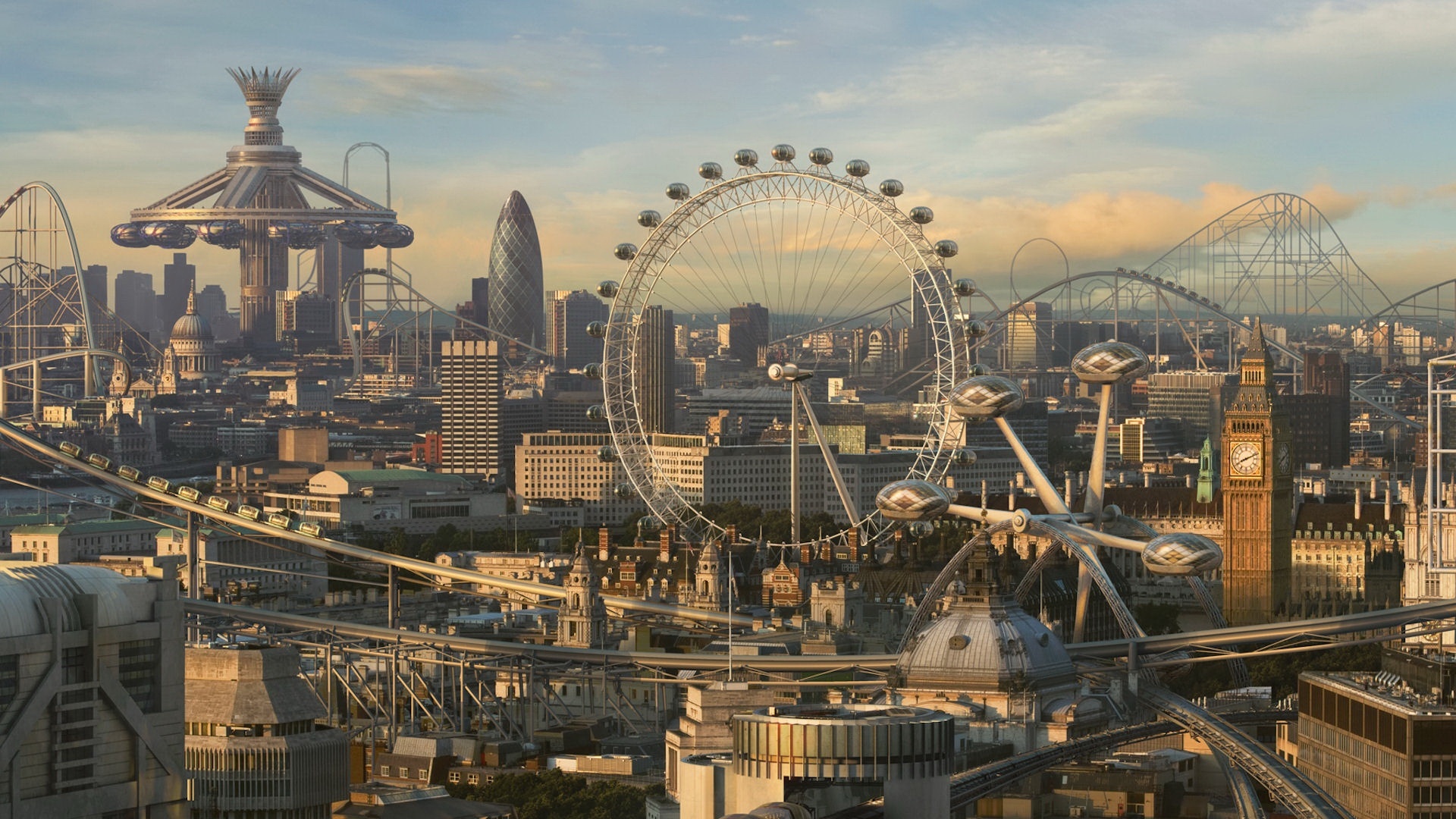 Will London Look Like In The Future - HD Wallpaper 