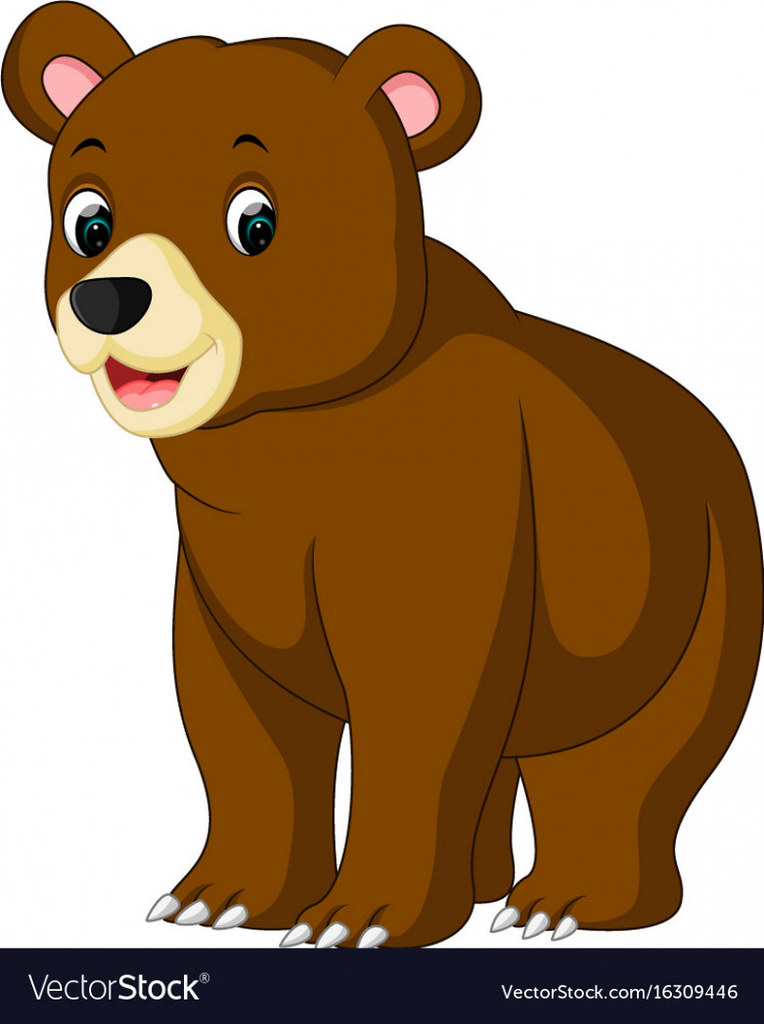 Animated Picture Of A Bear - HD Wallpaper 