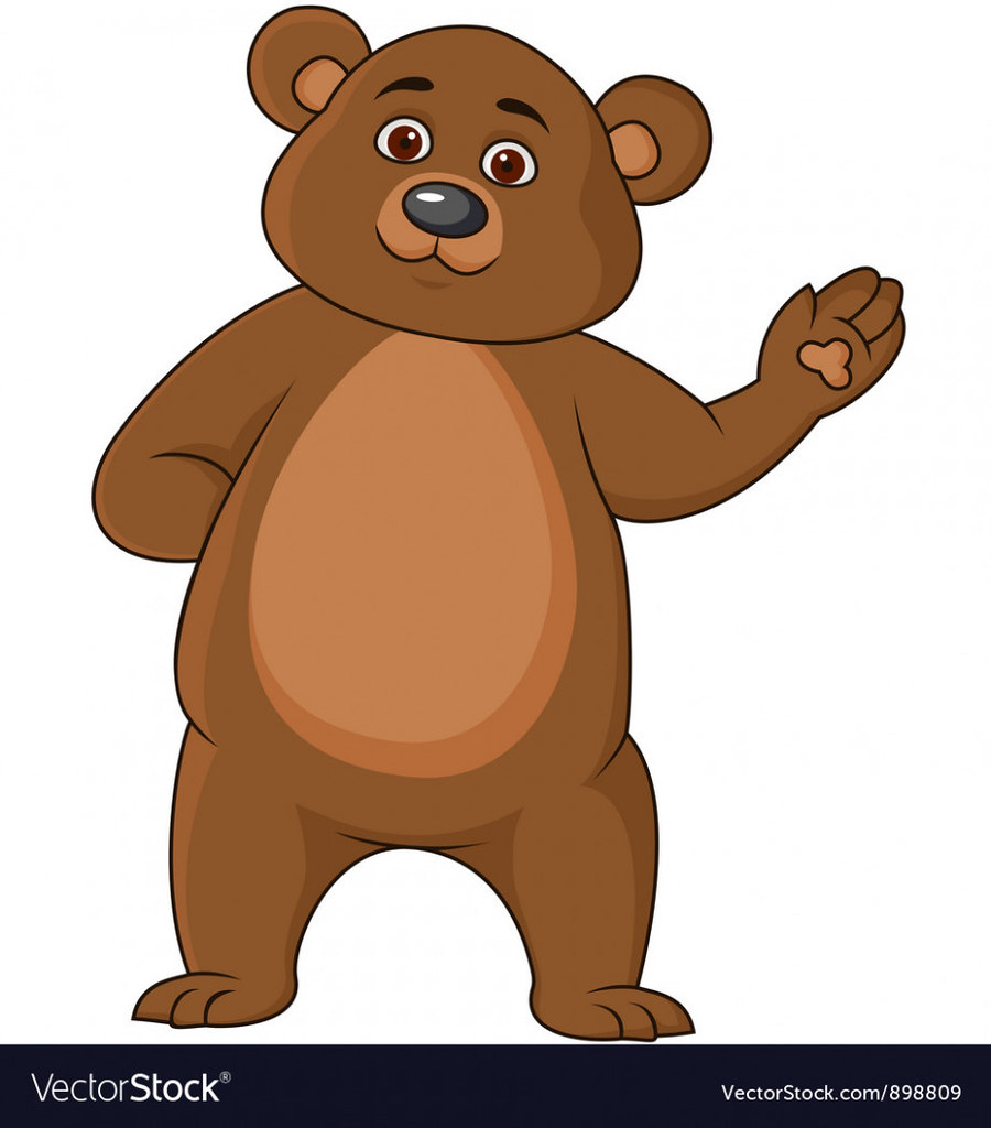 Cartoon Bear - HD Wallpaper 