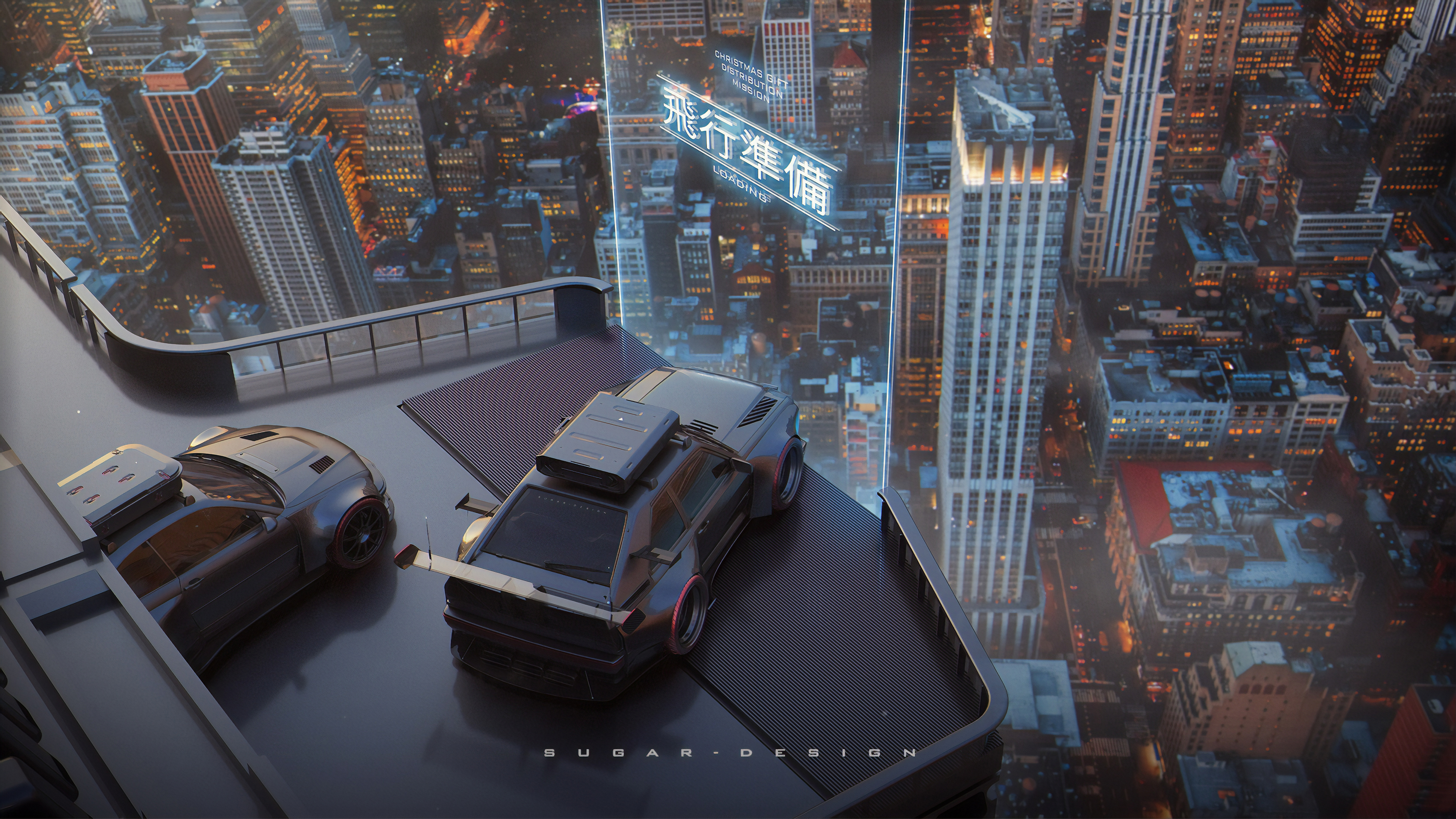 Scifi Cars - New York City - HD Wallpaper 
