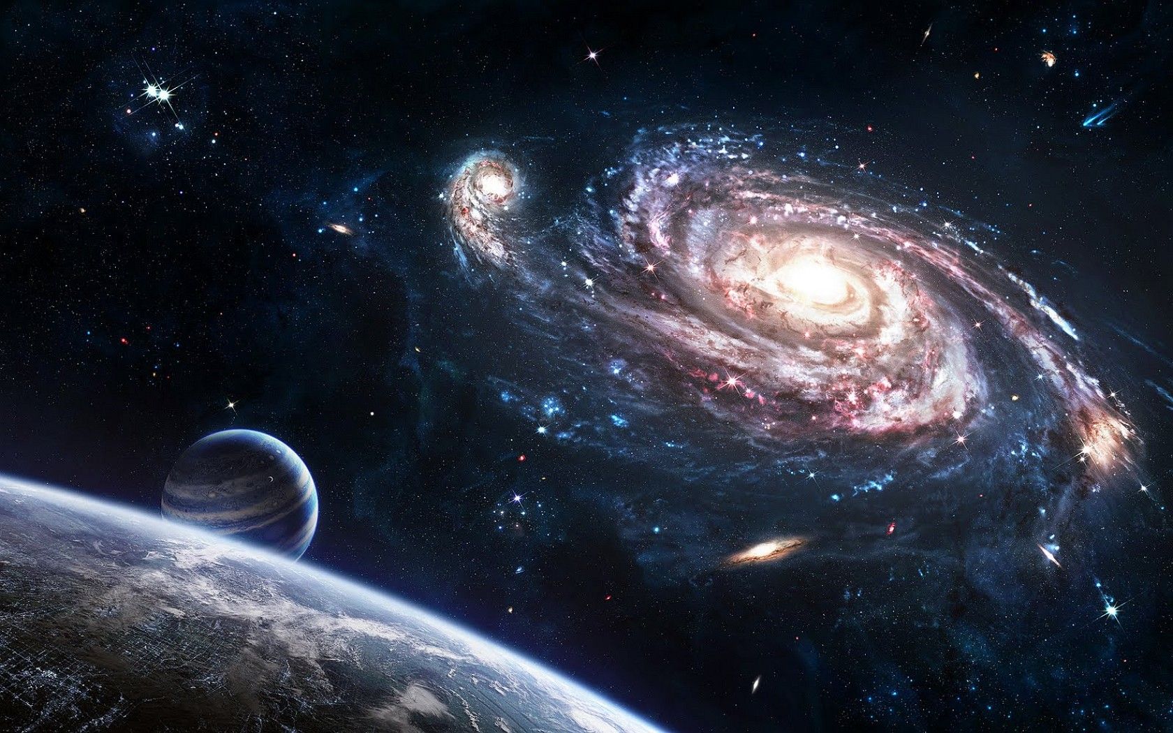 Outer Space Desktop Background - HD Wallpaper 
