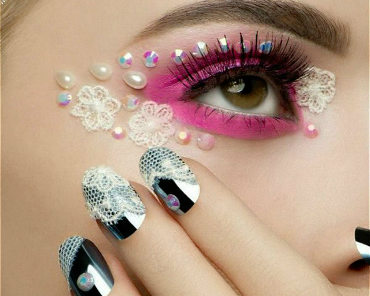 Most Beautiful Nails In The World Hd Wallpapers - Hd Images Of Nail Art -  1280x1024 Wallpaper 