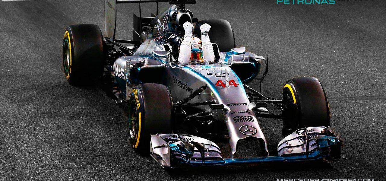 Lewis Hamilton Abu Dhabi 2014 - HD Wallpaper 