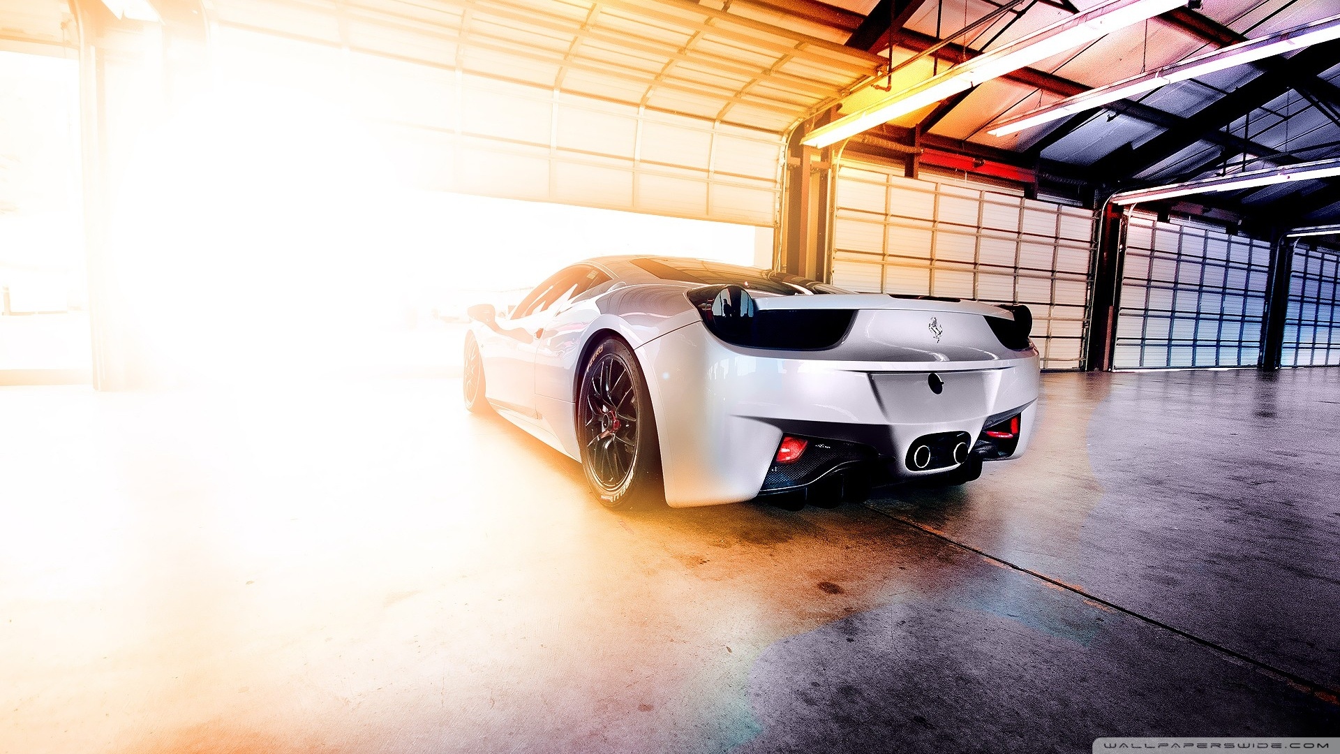 Car Garage Background Hd - HD Wallpaper 