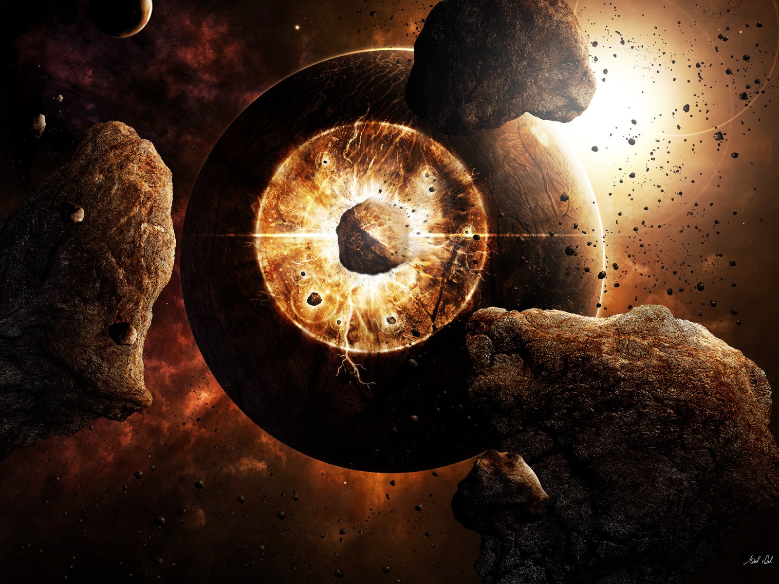 Fantasy Art Science Fiction Hd Wallpapers, Desktop - Imagenes Movibles Del Espacio - HD Wallpaper 