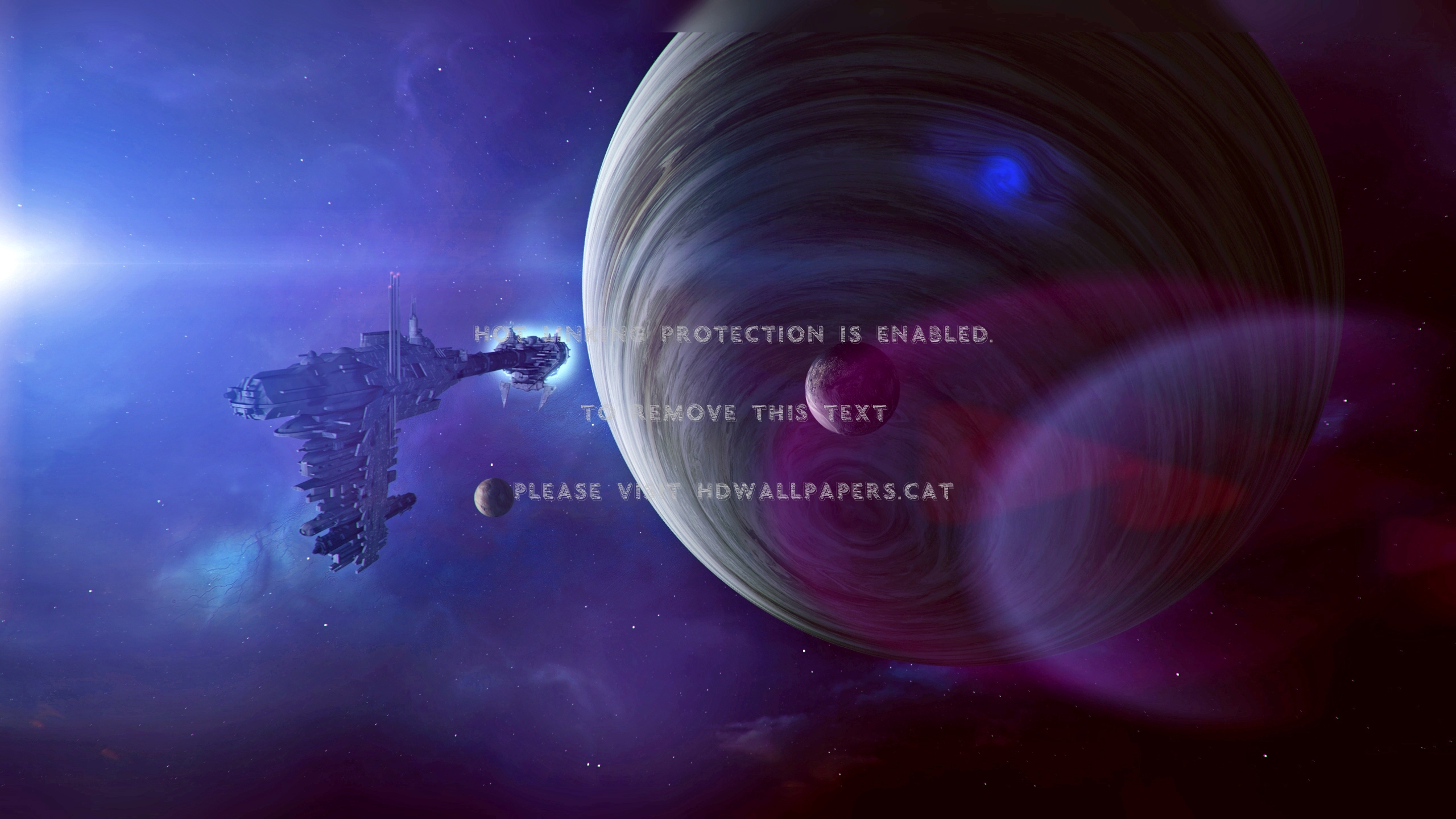 Planet Fall Sci-fi Space Fantasy Ship Cgi - Fractal Art - HD Wallpaper 