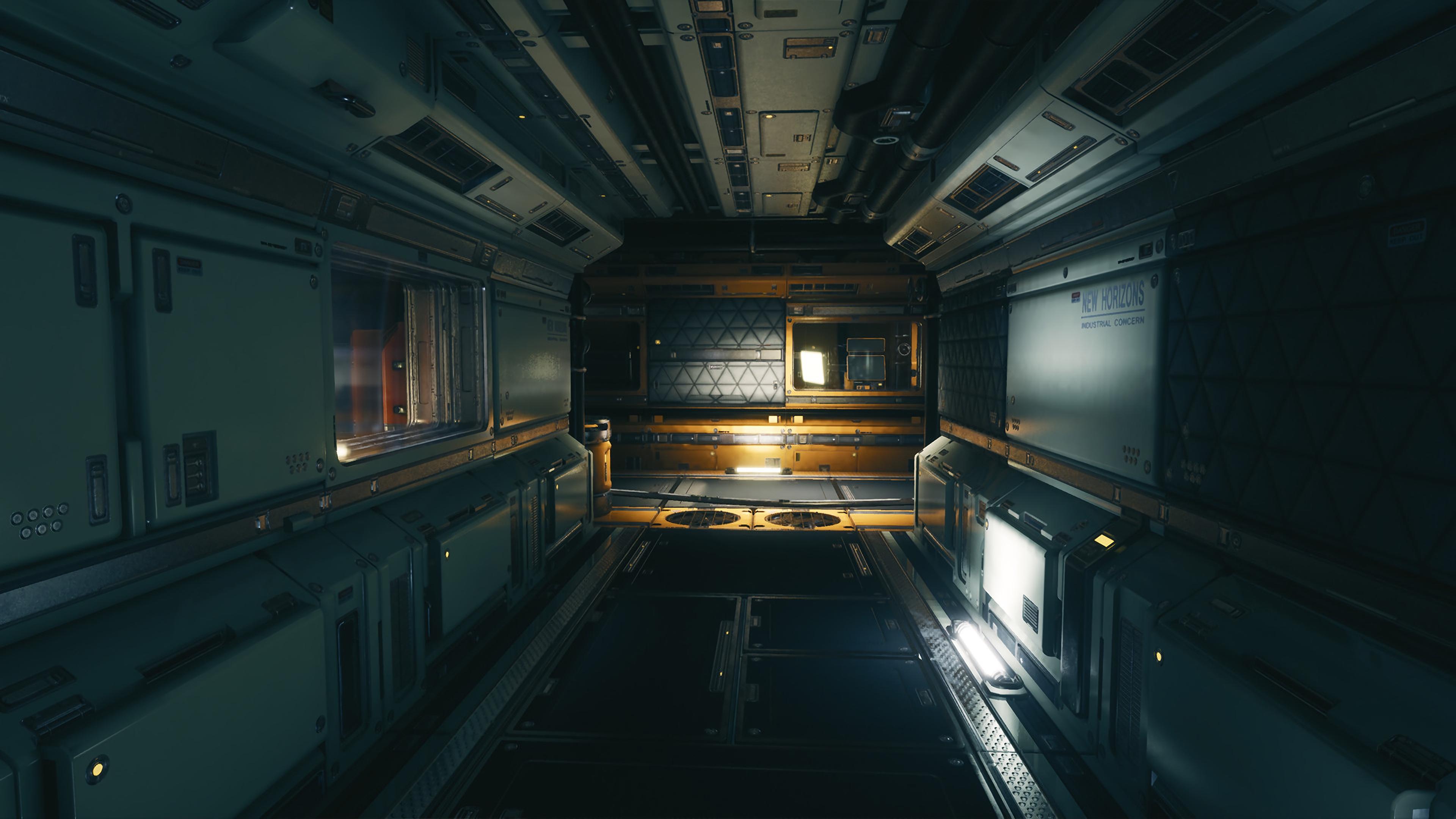 Corridor, Premise, Modular Environment, Sci-fi, Space - Sci Fi Ue4 Environment - HD Wallpaper 