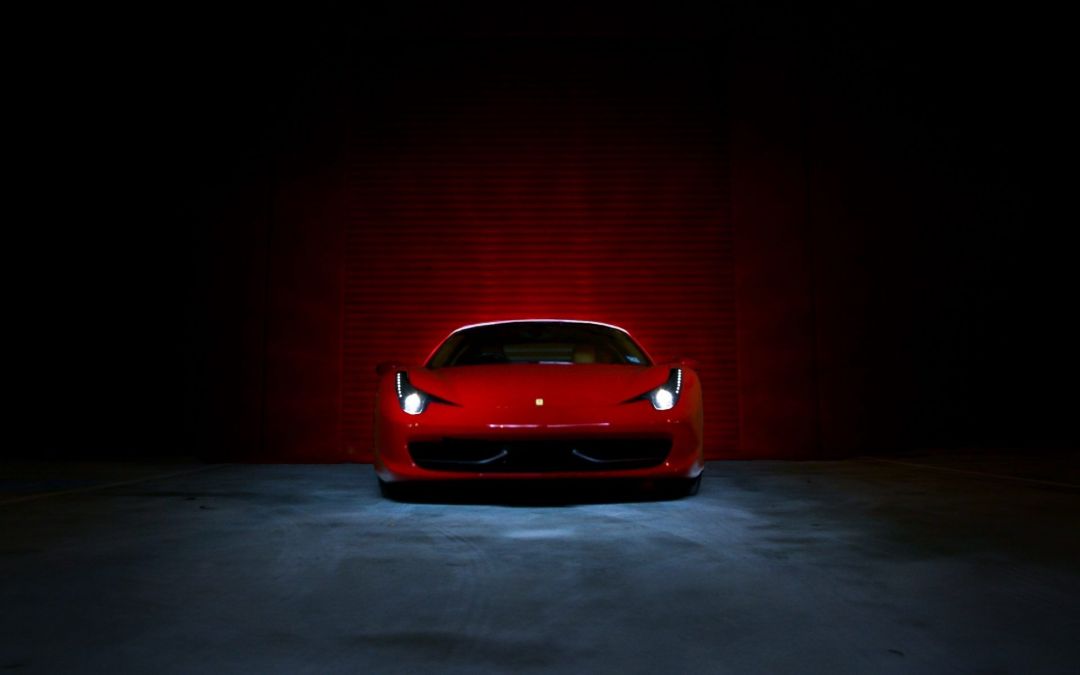 Ferrari Hd Wallpapers (1080p, 4k) (39678) - Ferrari Front Black Background - HD Wallpaper 