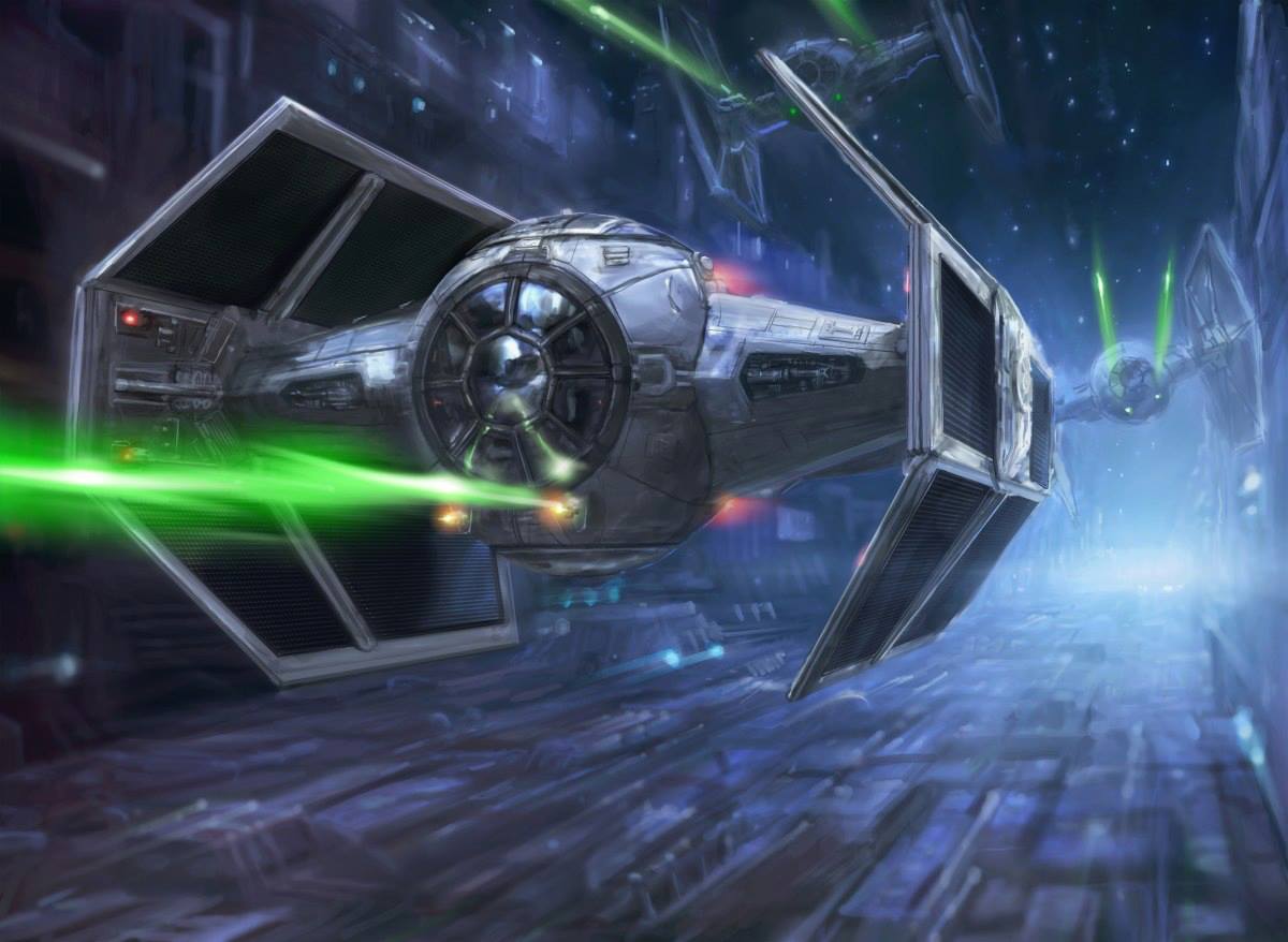 X-wing Thematic Squads - Tie Fighter Star Wars The Force Awakens - HD Wallpaper 