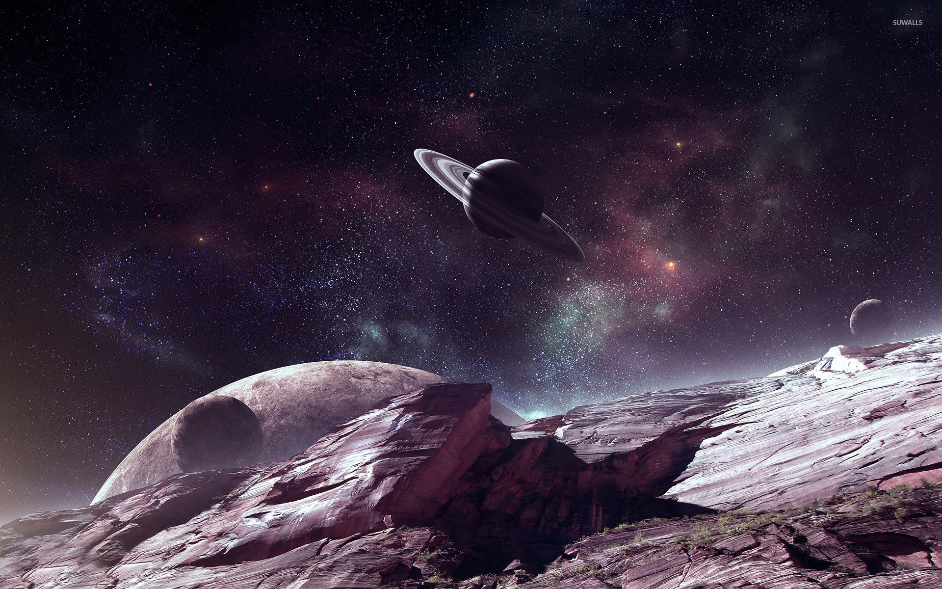 Fantasy Planet Surface - HD Wallpaper 