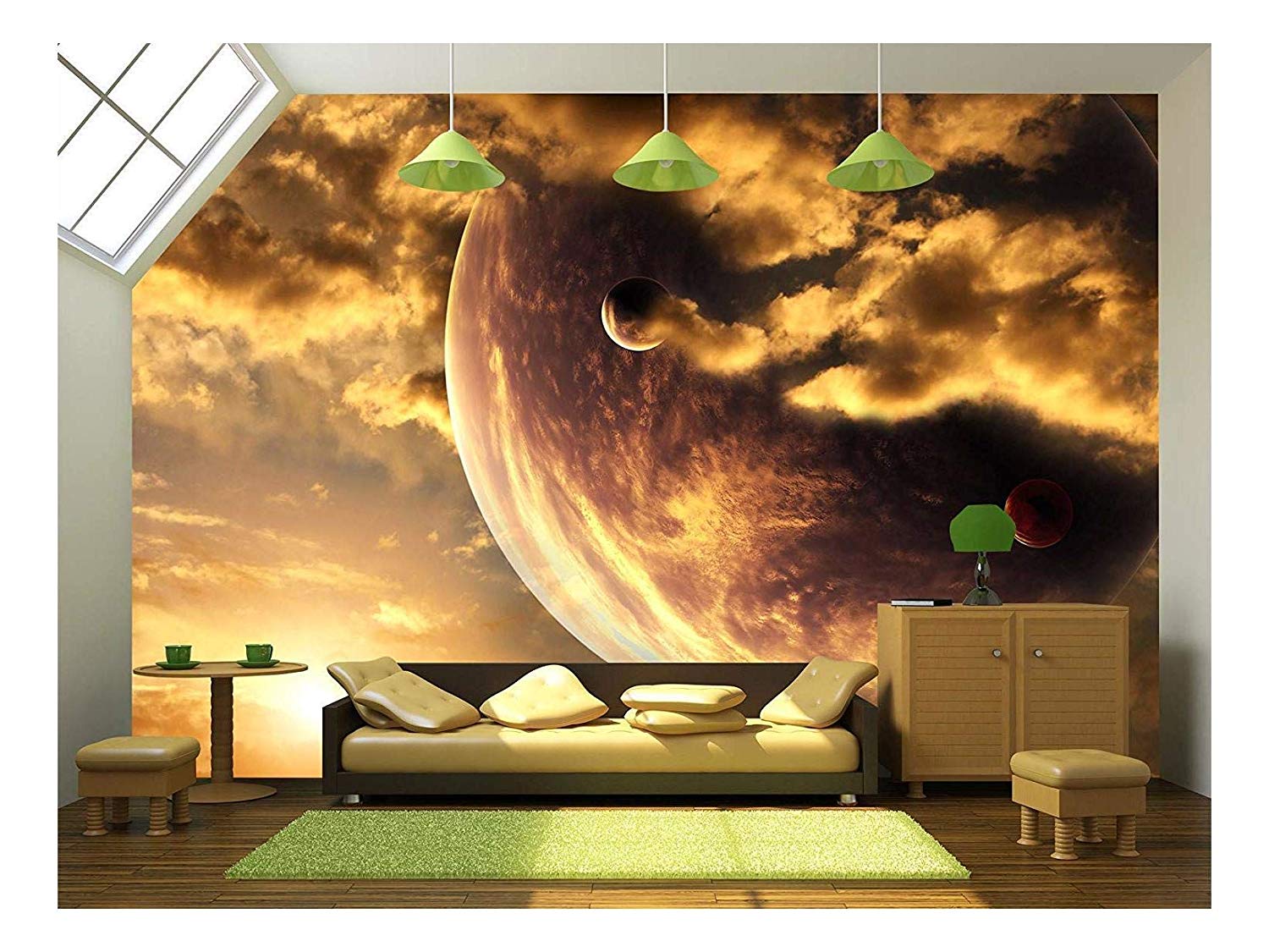 Fantasy Desert Sun - HD Wallpaper 