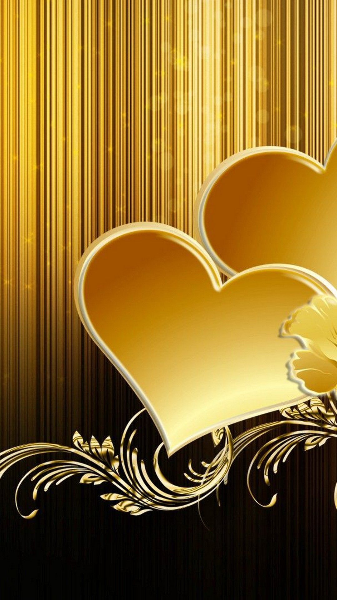 Black And Gold Wallpaper For Iphone Resolution - HD Wallpaper 