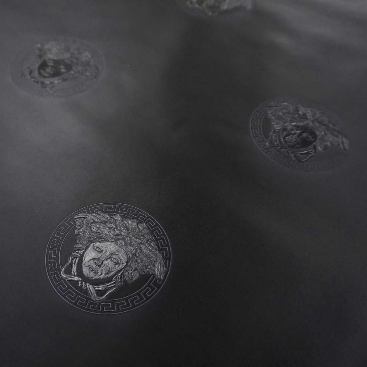 Versace Wallpaper Greek Key Medusa Head Vinyl Damask - Versace Medusa - HD Wallpaper 