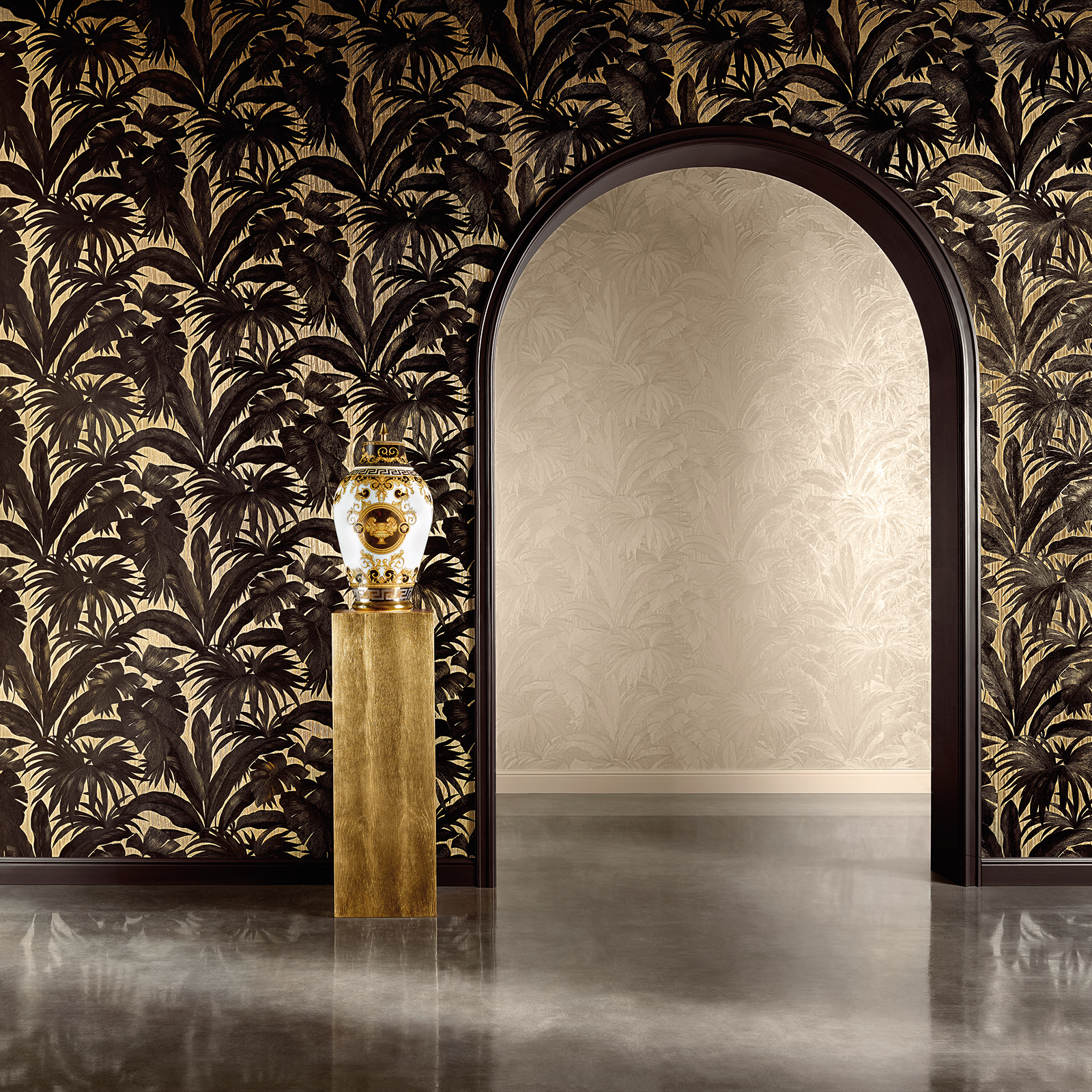 Versace Gold Wallpaper - HD Wallpaper 