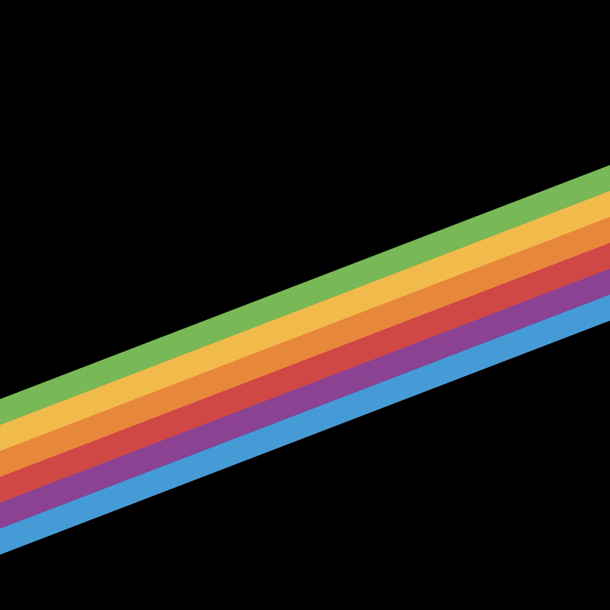 Iphone 7 Wallpaper Rainbow - HD Wallpaper 