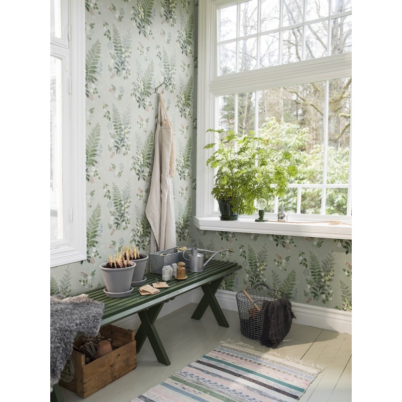 In Bloom Wallpaper By Borastapeter Foxglove Sage Botanical - HD Wallpaper 