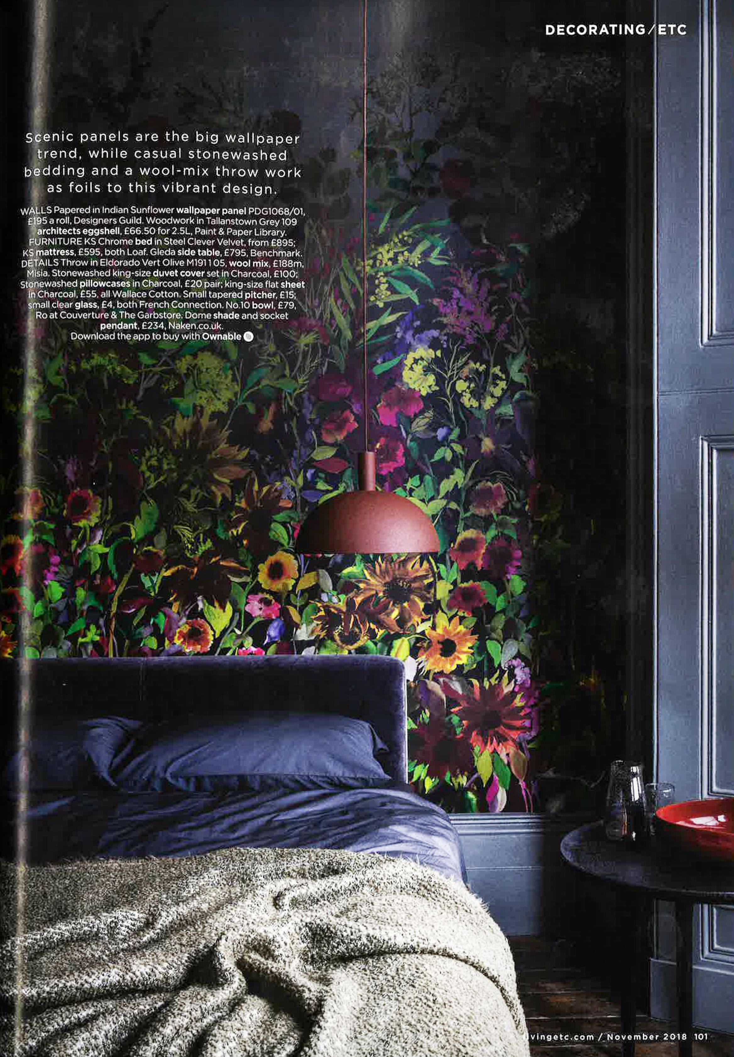 Designers Guild Indian Sunflower - HD Wallpaper 