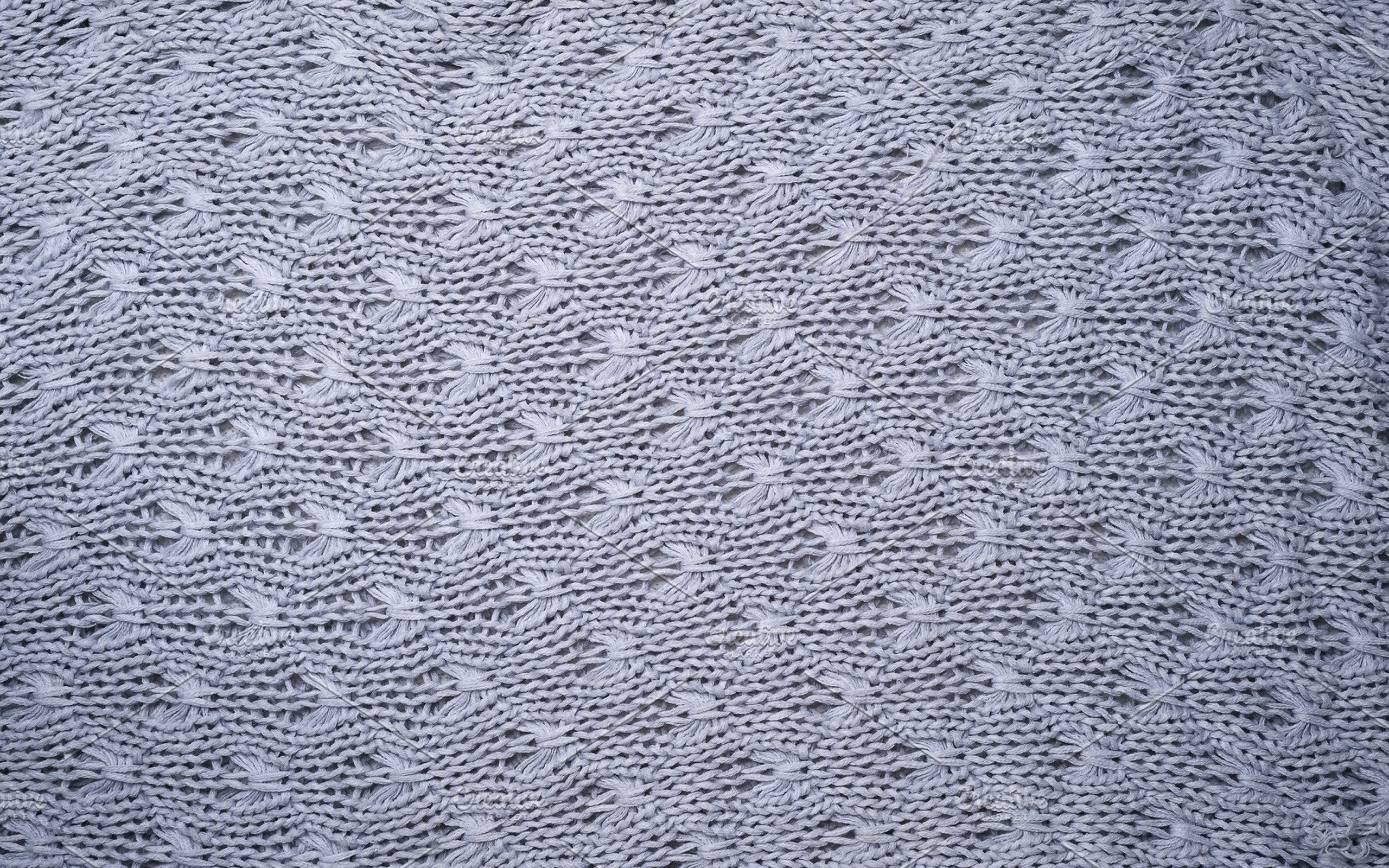 Gray Knitted Texture, Fabric Background With Patterns, - Knitting - HD Wallpaper 