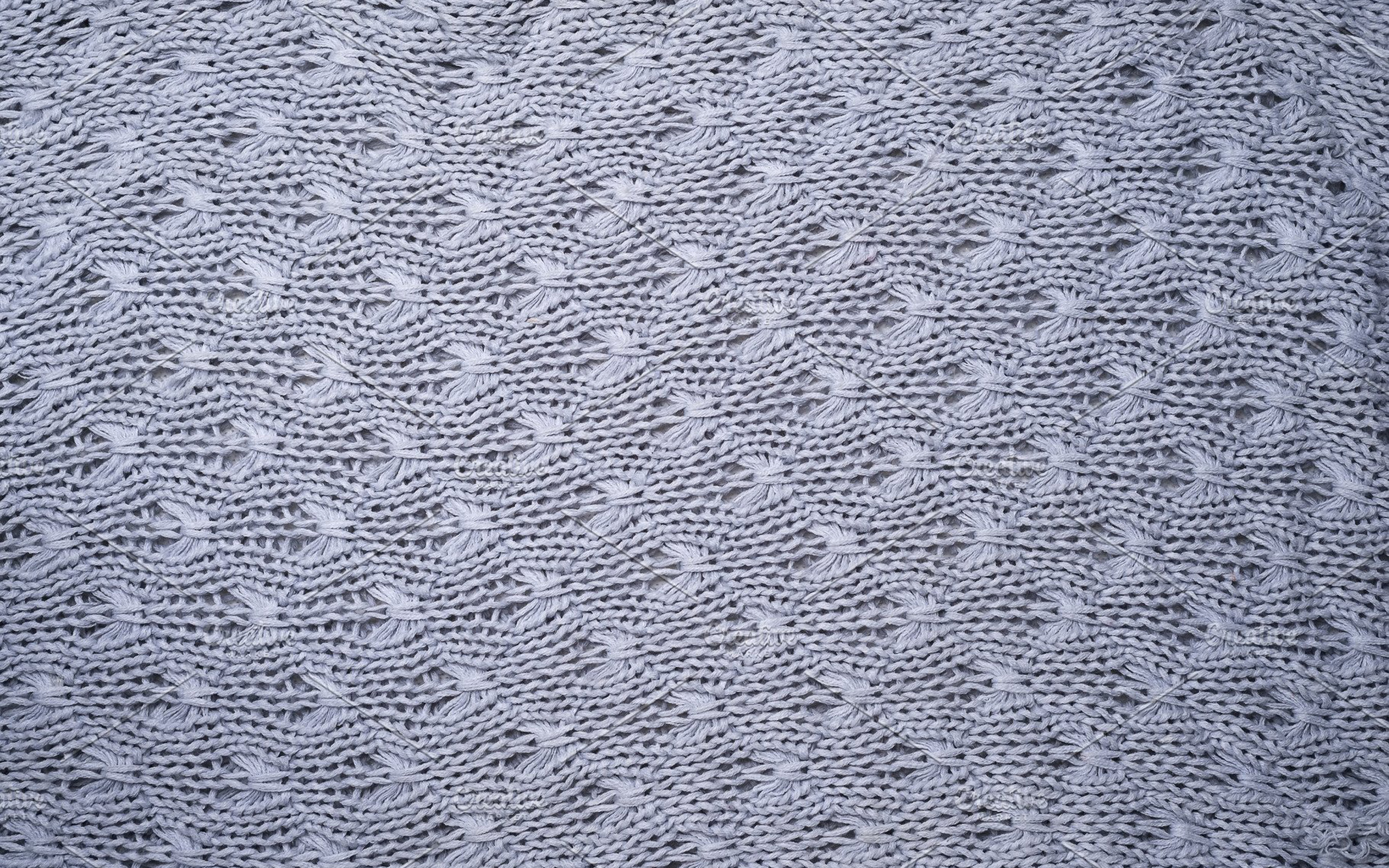 Gray Knitted Texture, Fabric Background With Patterns, - Knitting - HD Wallpaper 