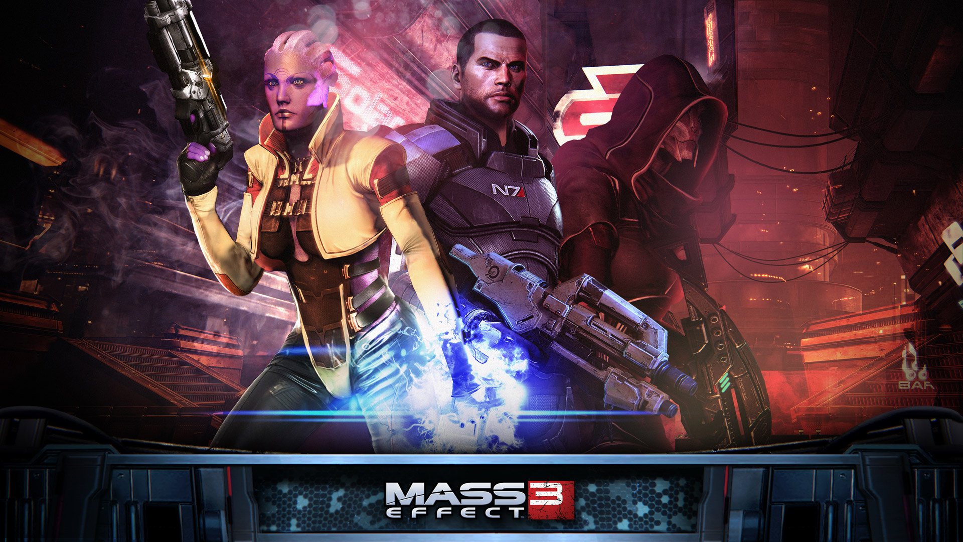 Mass Effect 3 Wallpaper In - Mass Effect 3 Omega - HD Wallpaper 