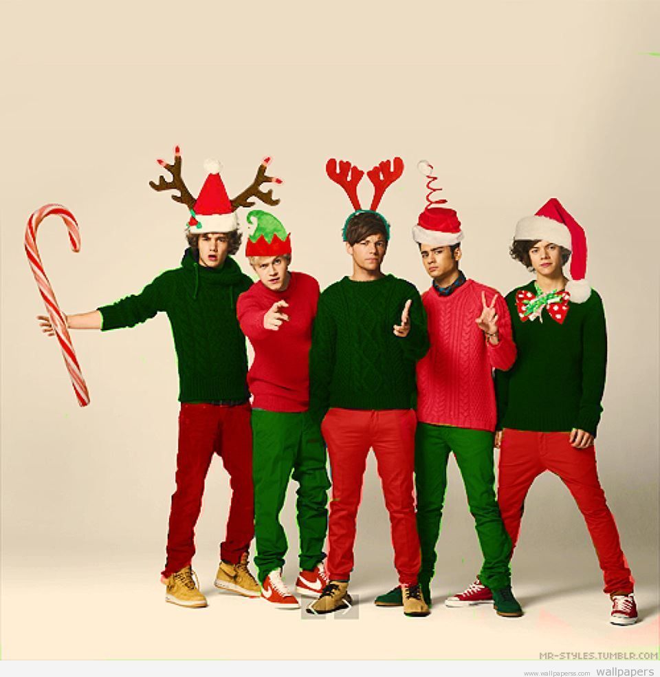 One Direction Christmas - HD Wallpaper 