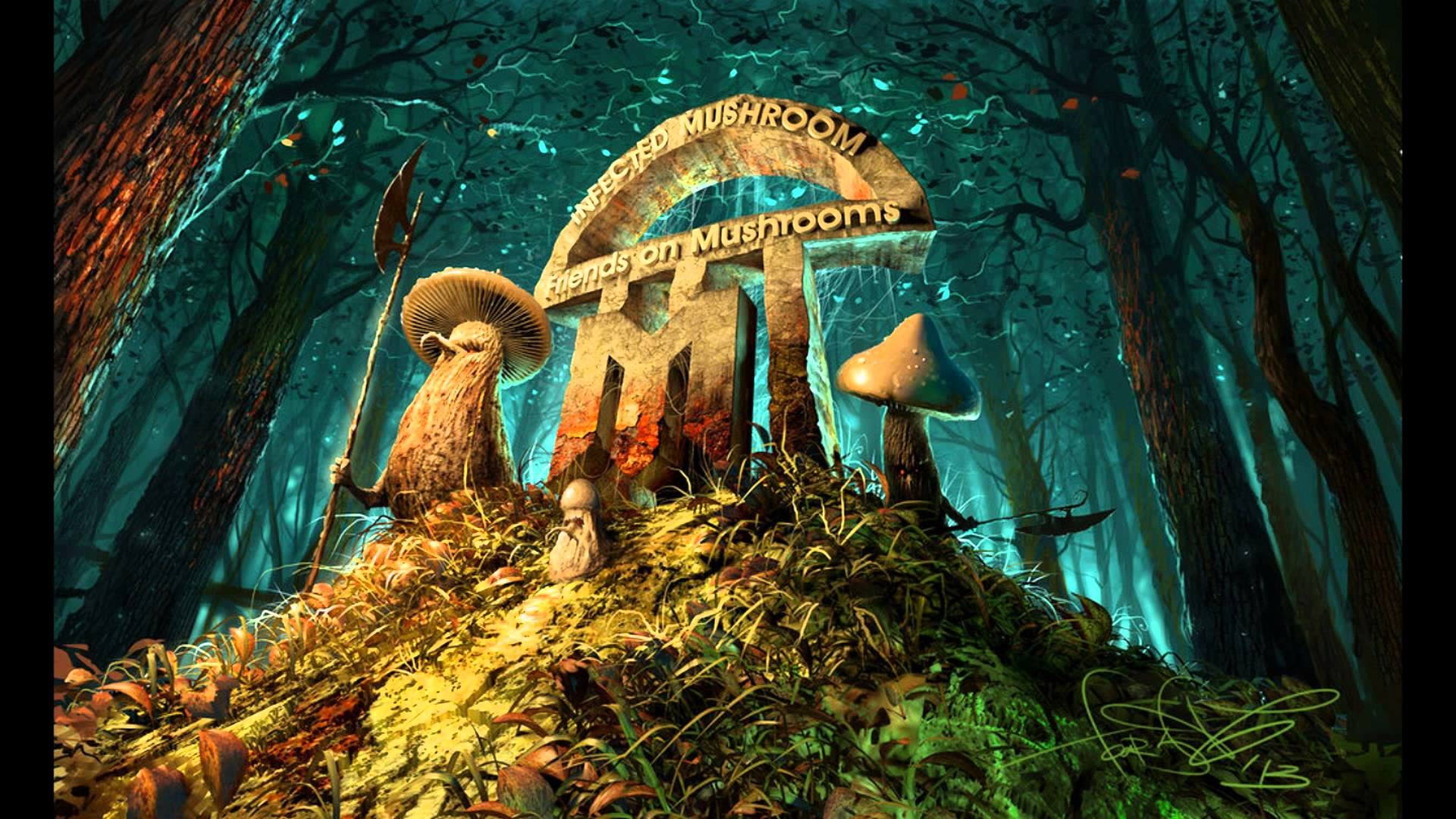Infected Mushroom Army Of Mushrooms Wallpaper - Infected Mushroom Album Art - HD Wallpaper 
