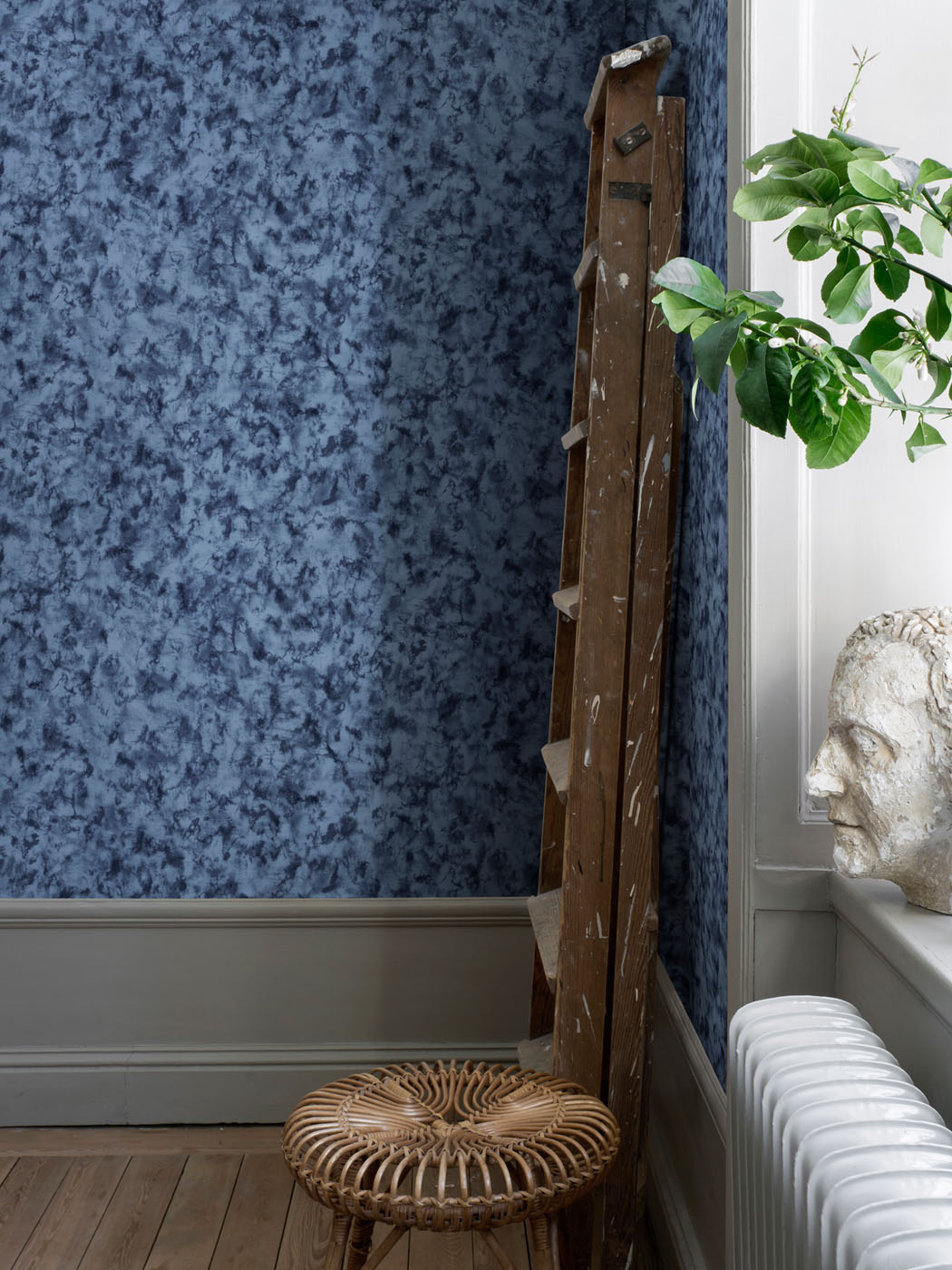 Grey Wallpaper Living Room - HD Wallpaper 