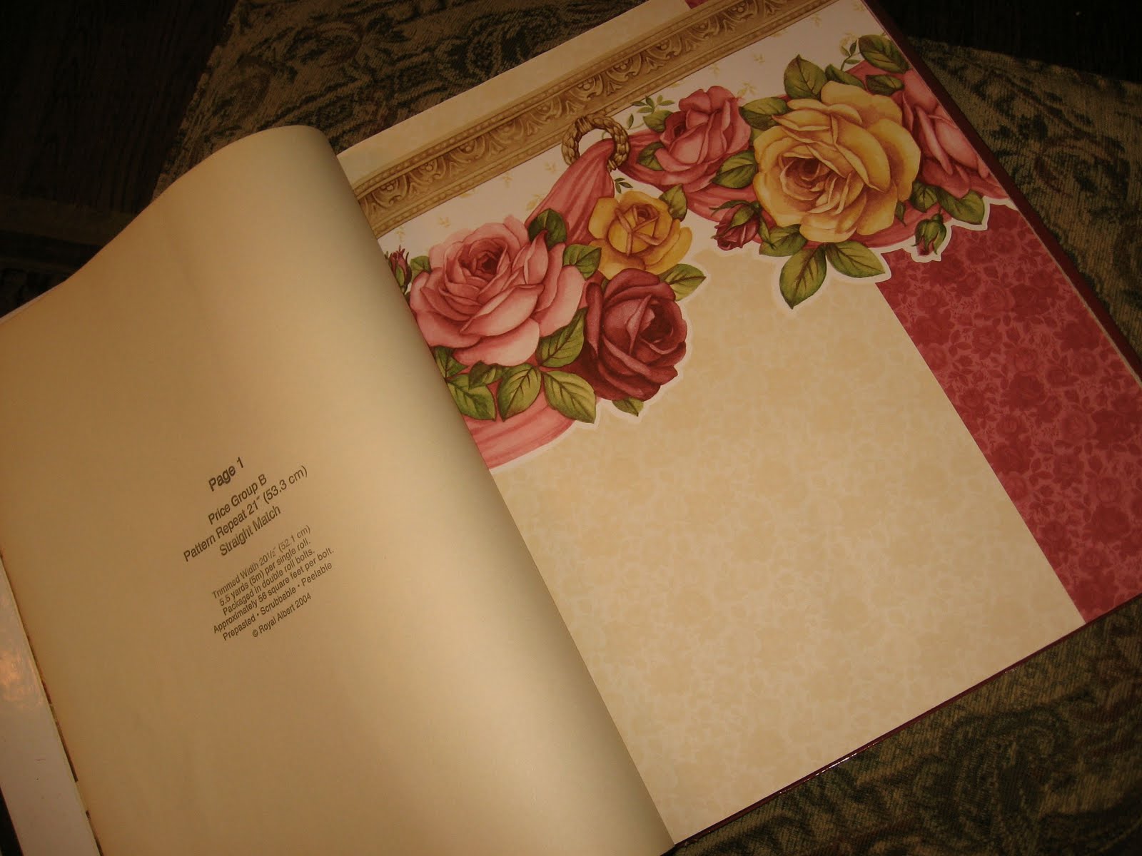 Top Discontinued Wallpaper Sample Books Wallpapers - Garden Roses - HD Wallpaper 