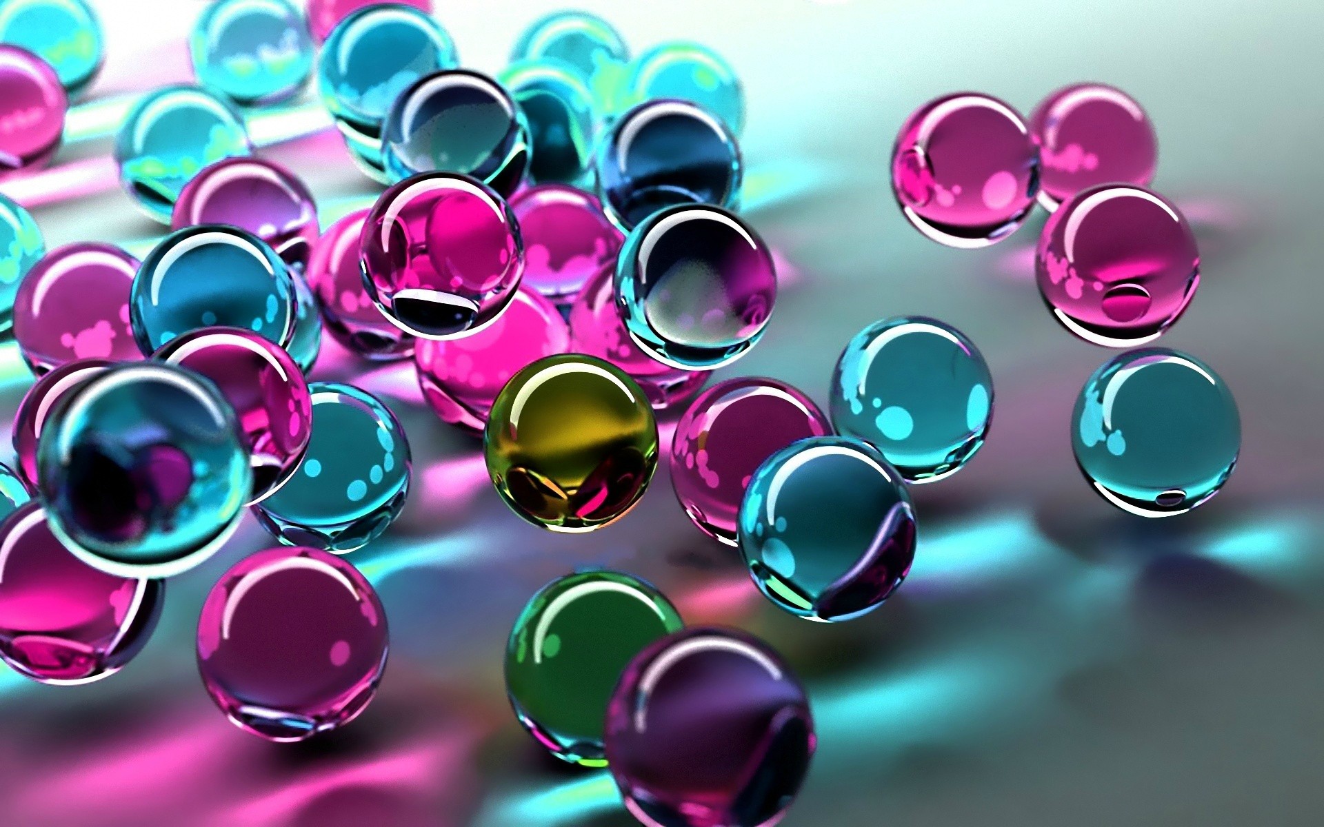 Many Marbles Colorful Wallpaper For Android Wallpaper - High Resolution Cool Abstract Backgrounds - HD Wallpaper 