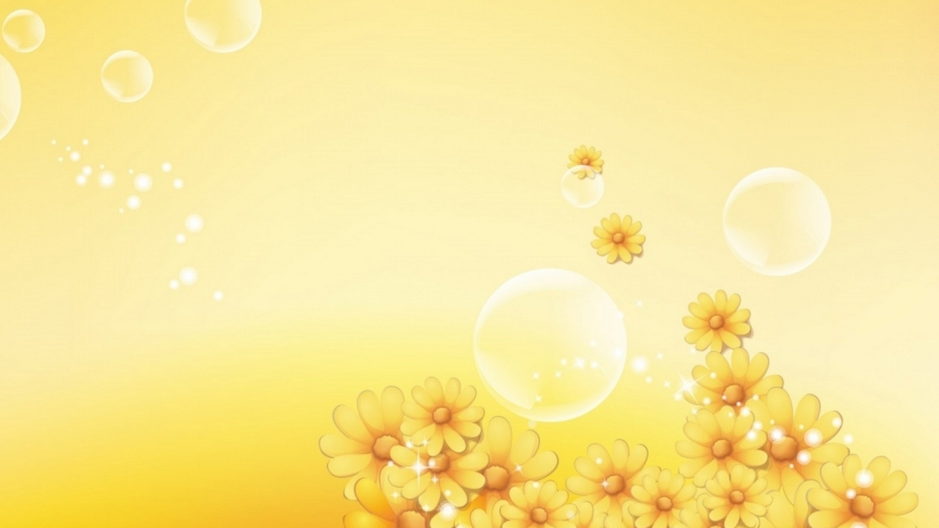 Bright Yellow Desktop Backgrounds Hd With Image Resolution - Yellow Gold Background Flower - HD Wallpaper 