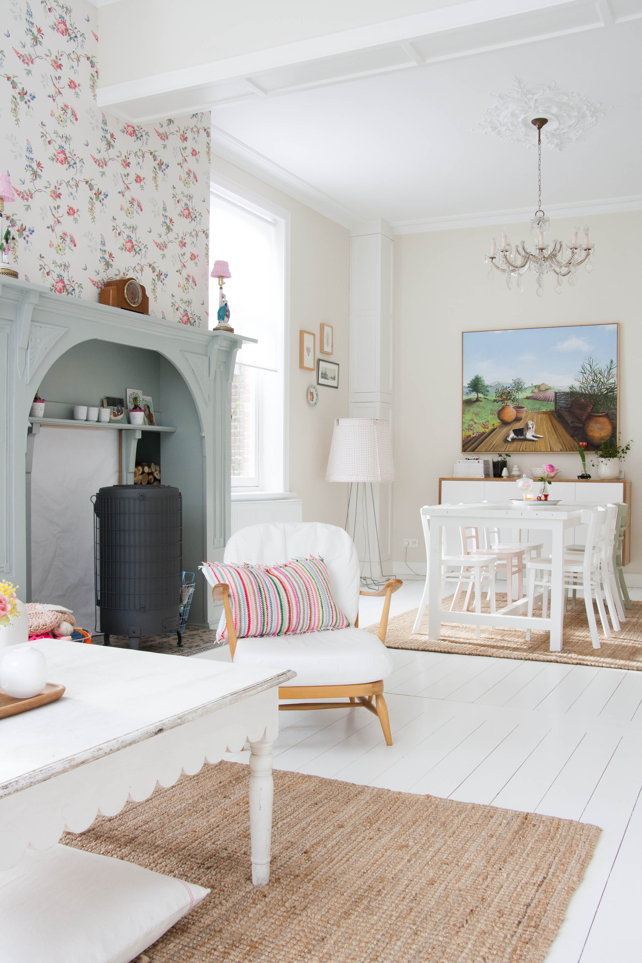 Cath Kidston Wallpaper Living Room - HD Wallpaper 