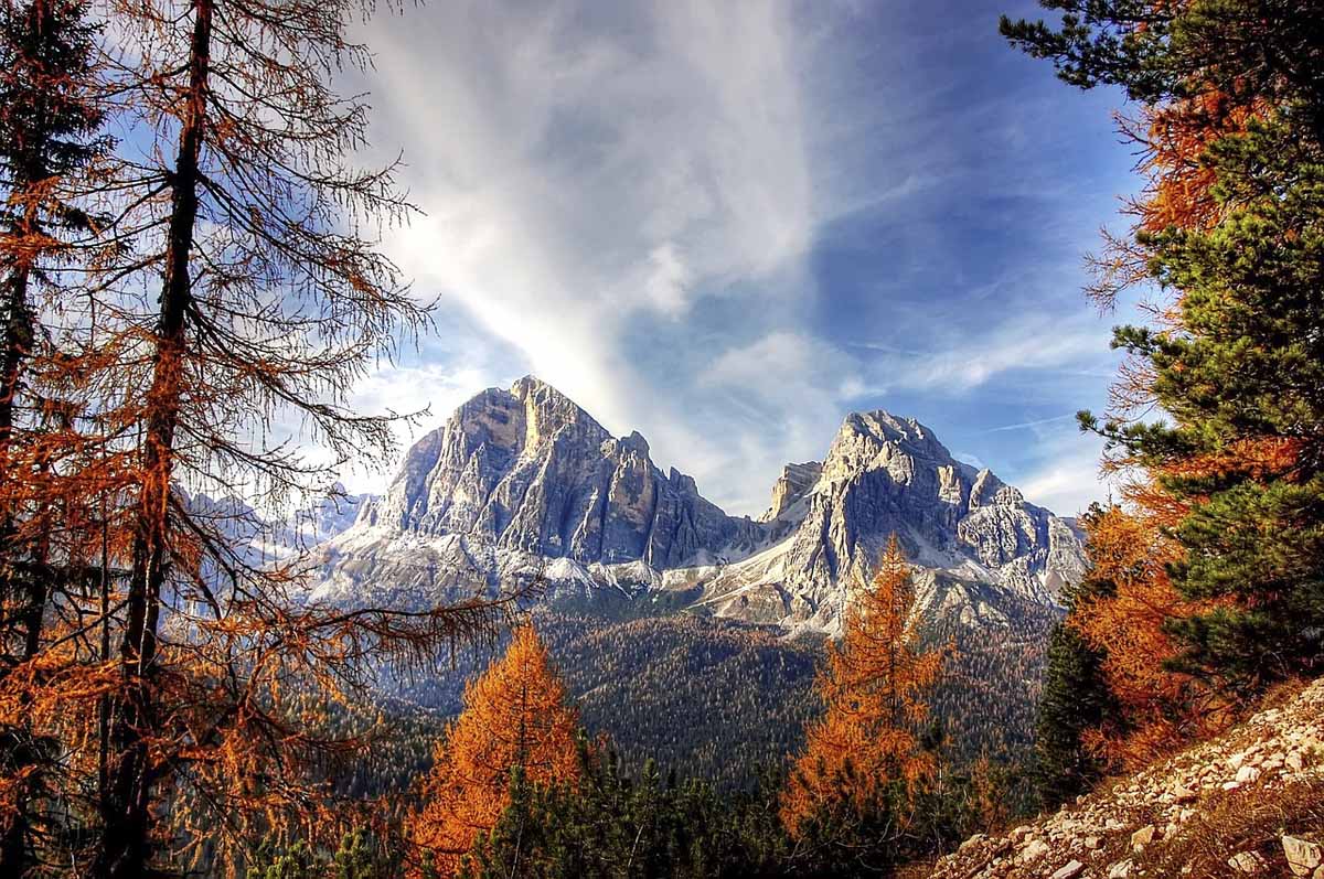 Italian Alps In October - HD Wallpaper 