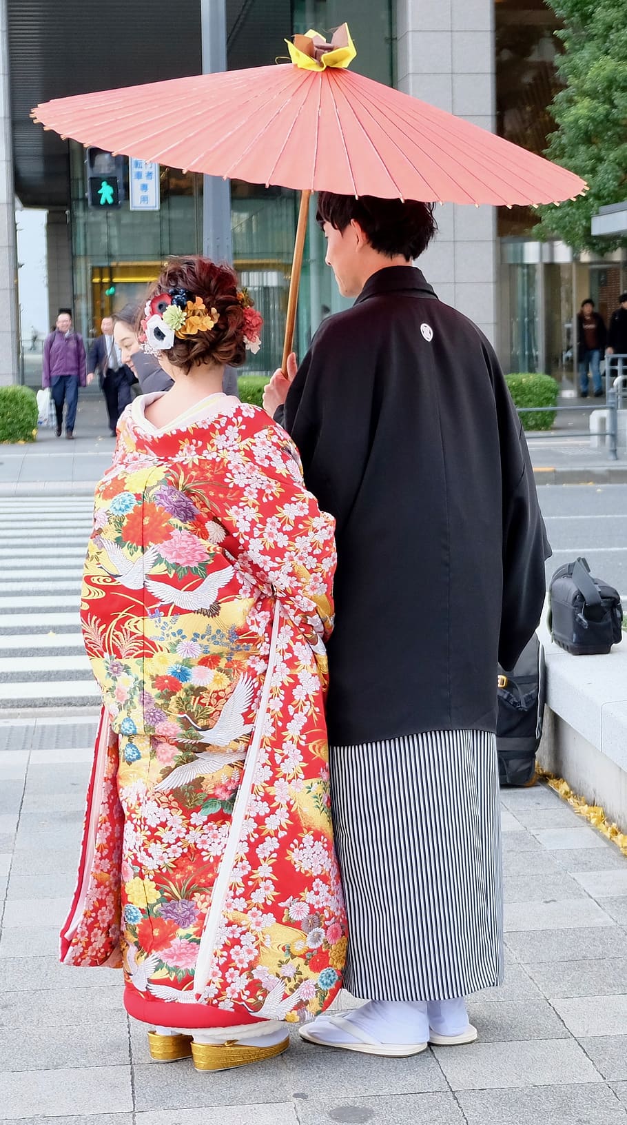 Japanese, Traditional, Bridal, Kimono, Wedding, Dress, - Traditional Kimono Wedding Dress - HD Wallpaper 