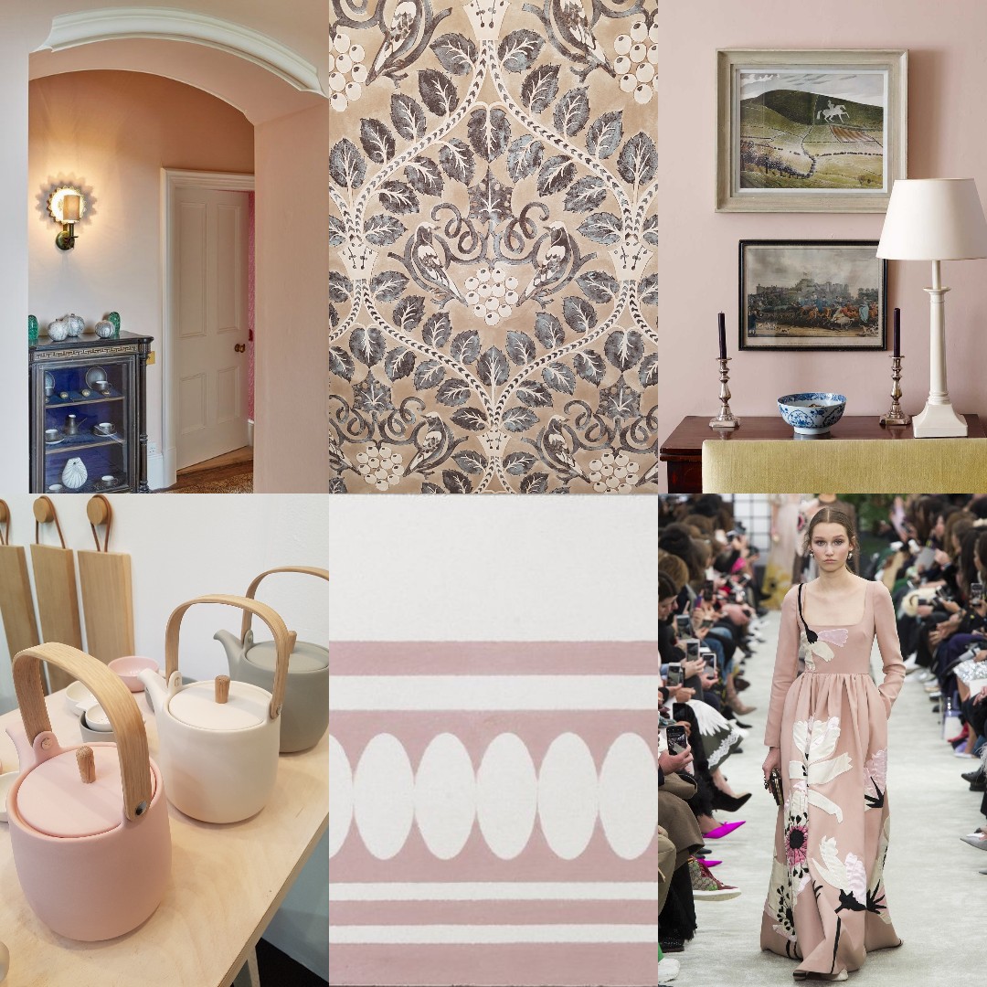 Collage Including Ready To Wear Aw18 Valentino Image - Pink Bert And May Bathroom - HD Wallpaper 