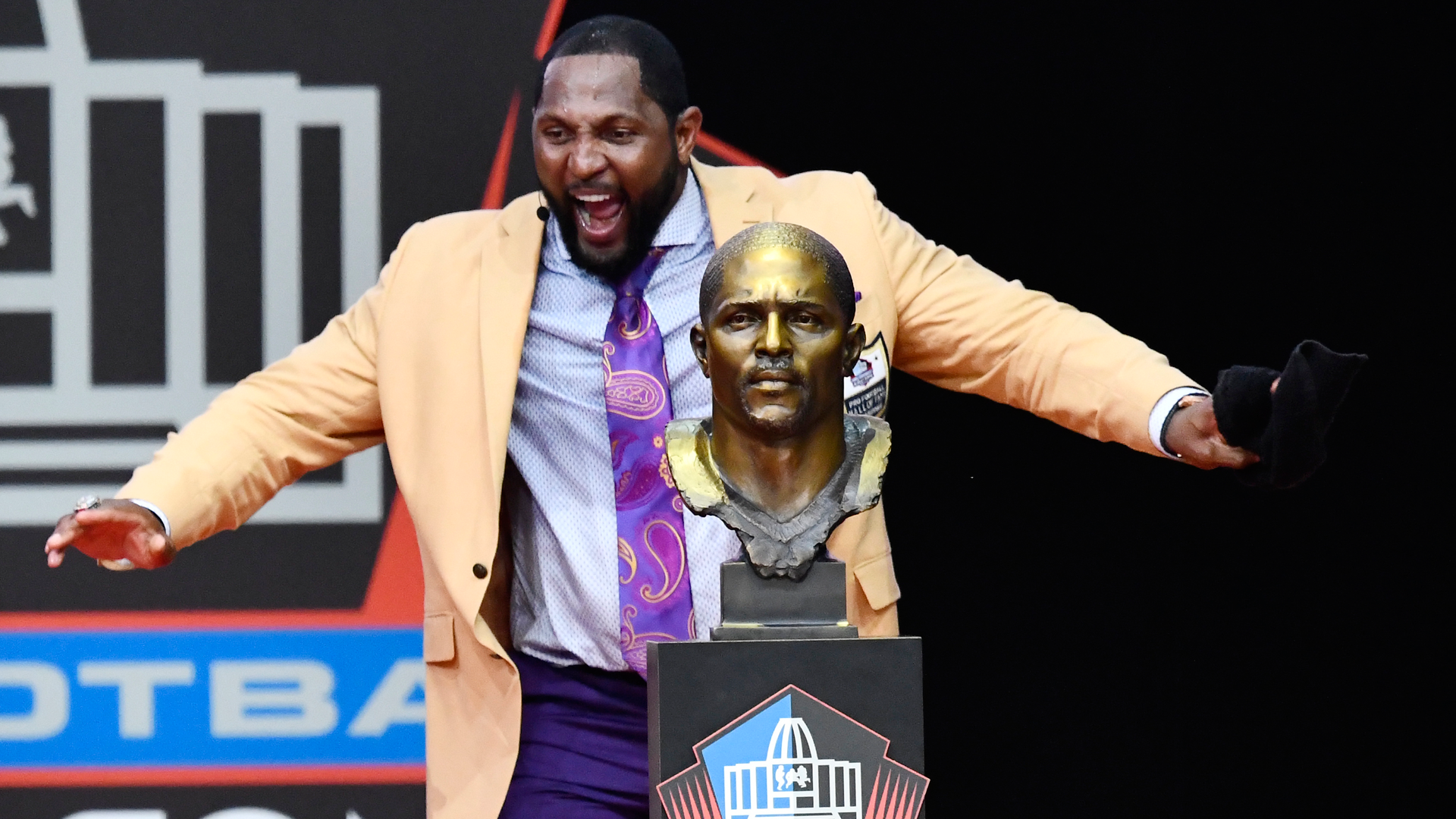 Lewis Hof Ap - Ray Lewis Hof Bust - HD Wallpaper 