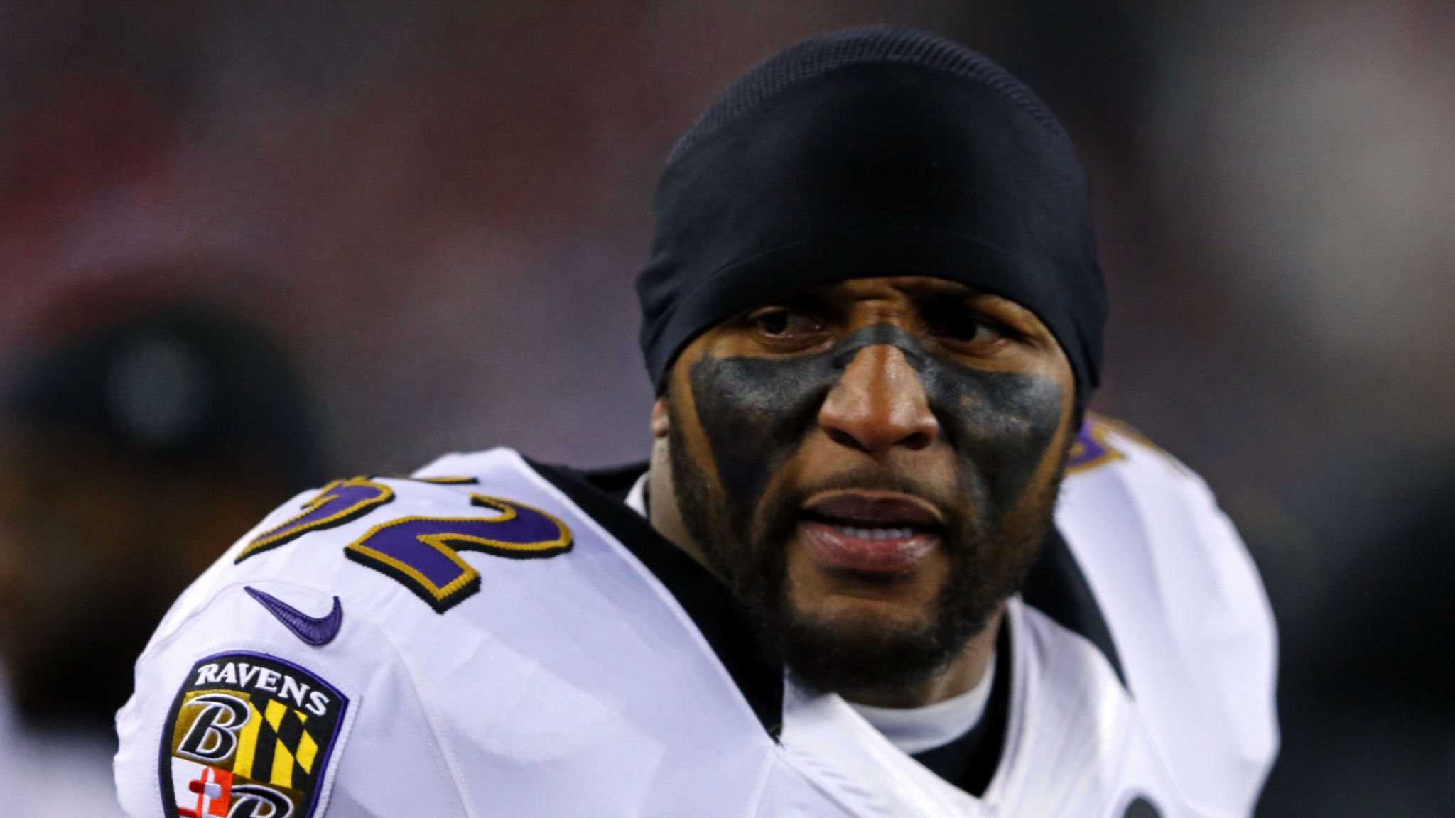 Ray Lewis Won Two Super Bowls With The Baltimore Ravens - Intimidating Football Face Paint - HD Wallpaper 
