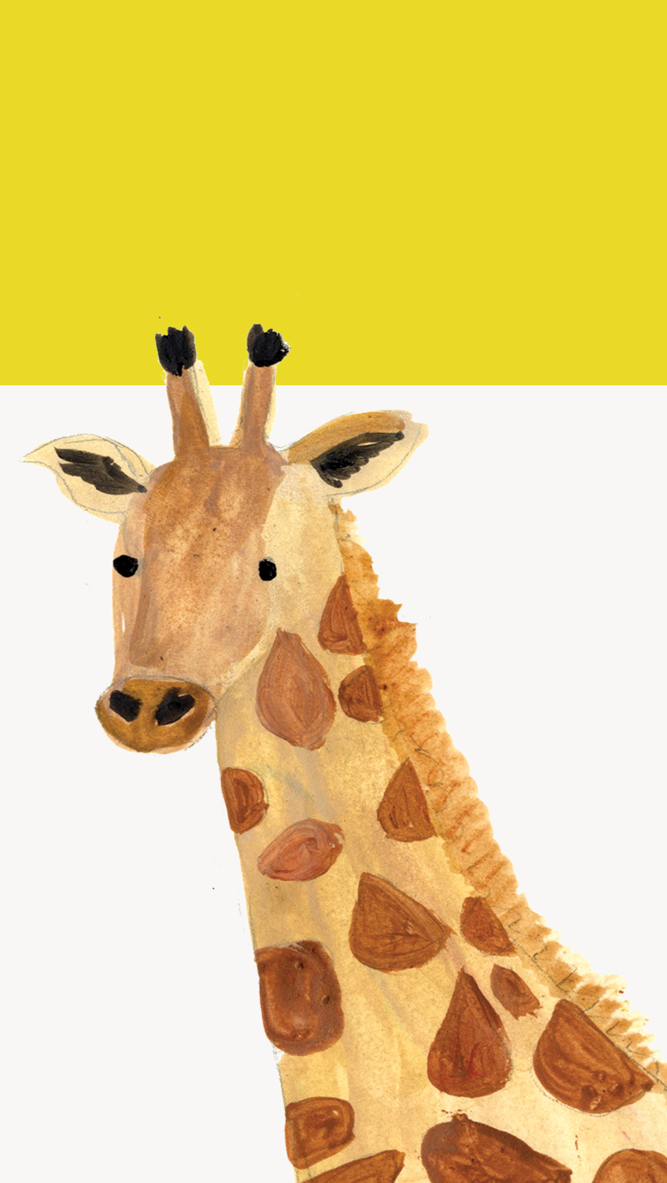 Download Painted Giraffe - Giraffe Happy Birthday - Teahub.io